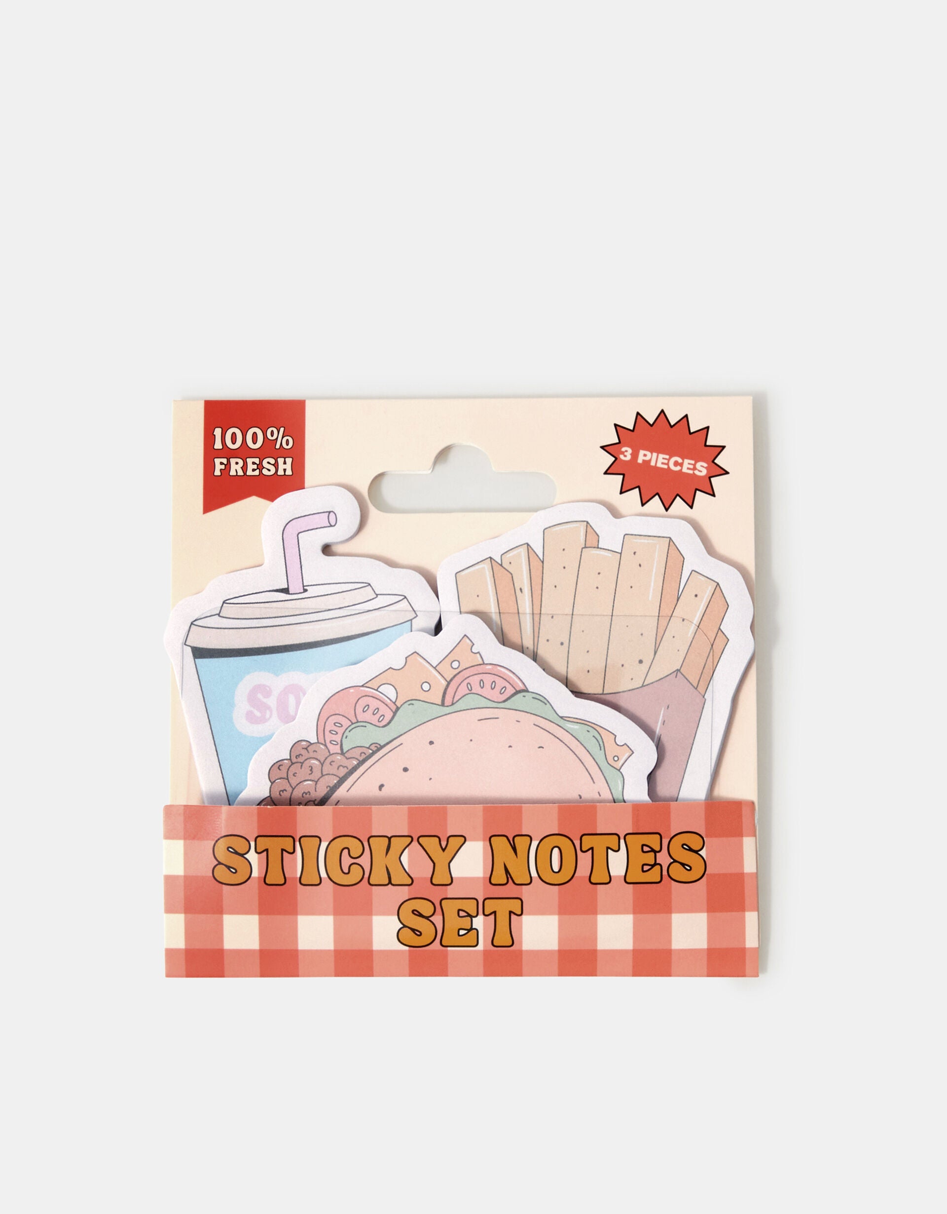 NALEPNICE - FAST FOOD STICKY NOTES