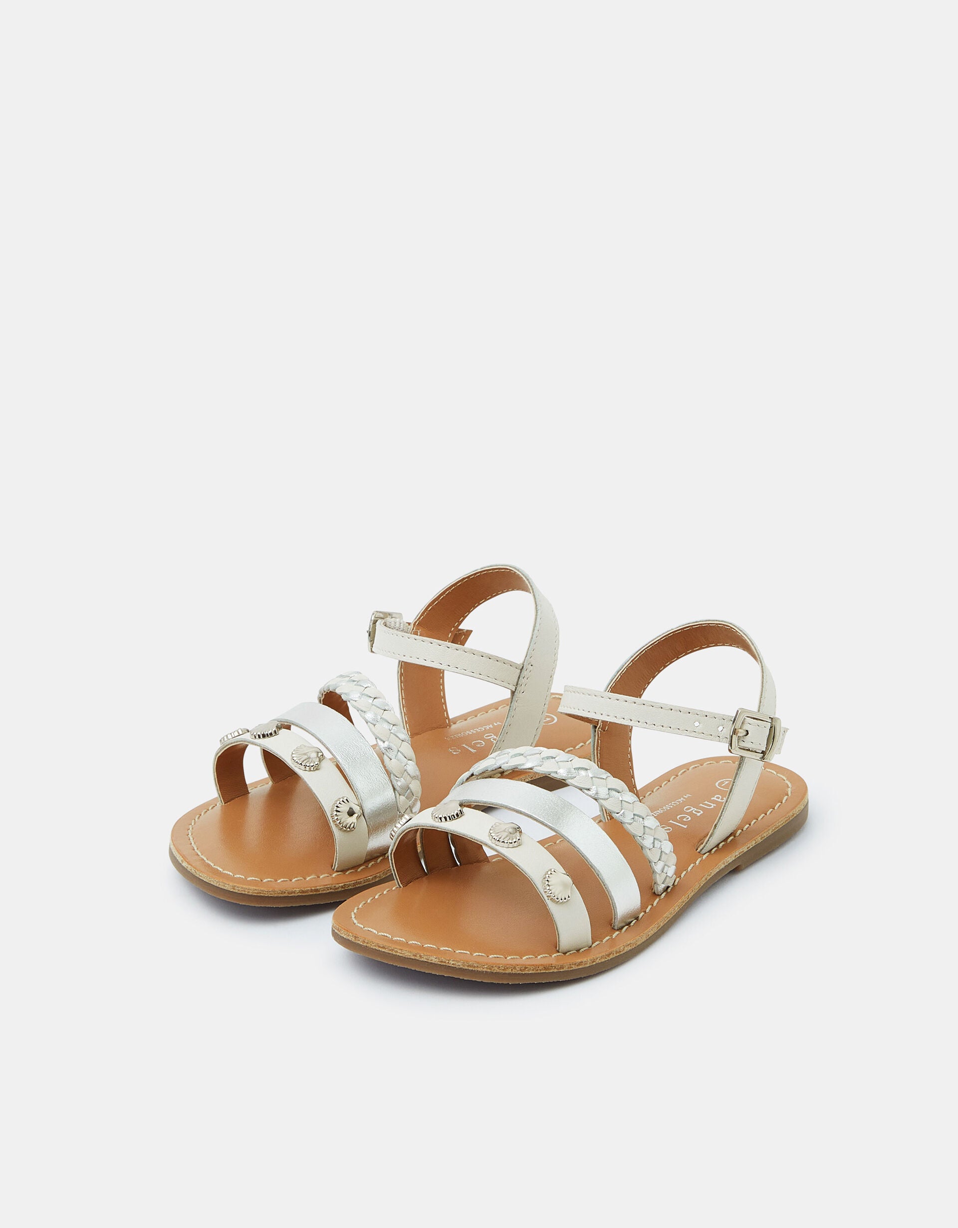 SANDALE - SHELL METALLIC SANDAL
