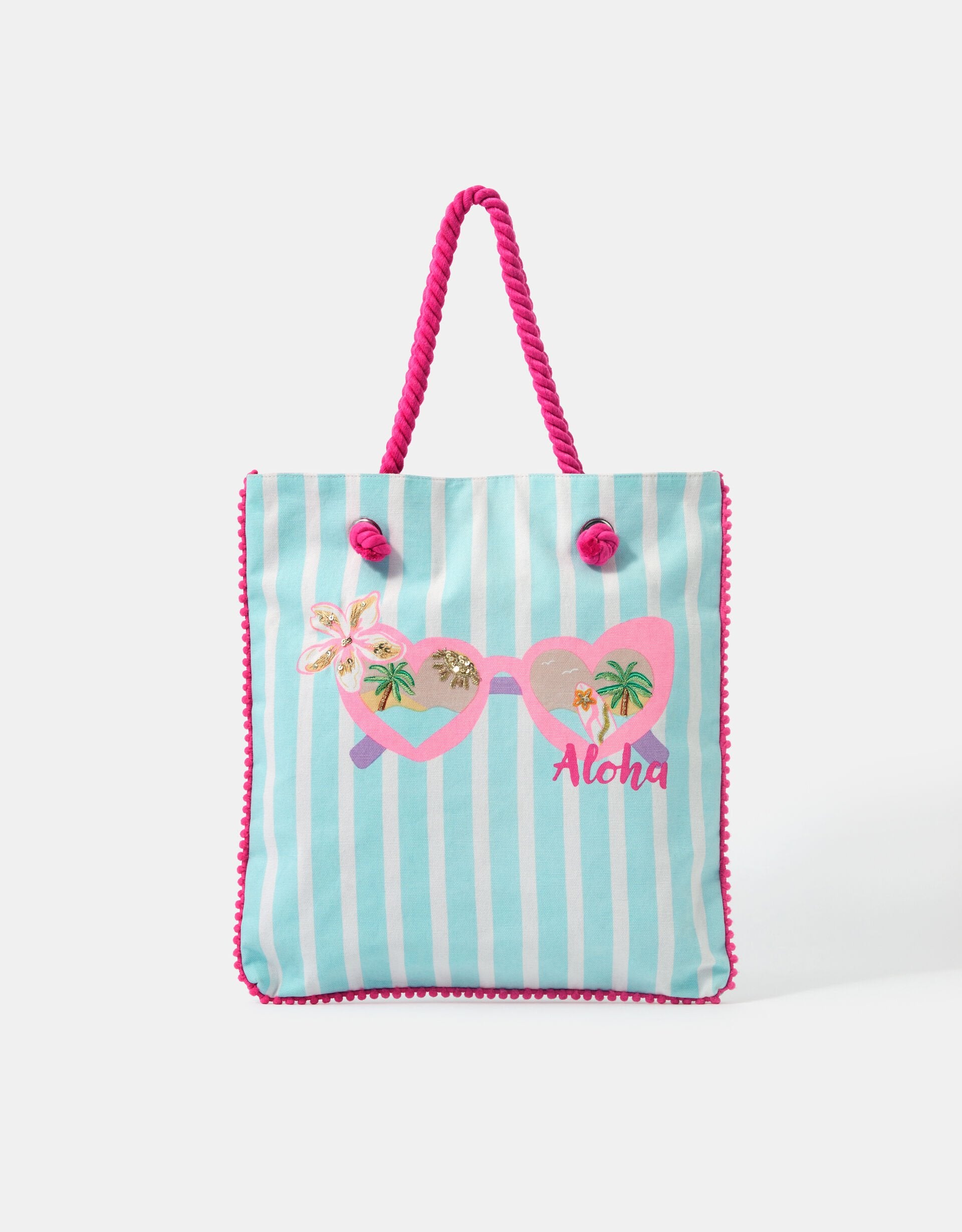 TORBA - EMB SUNNIES SHOPPER