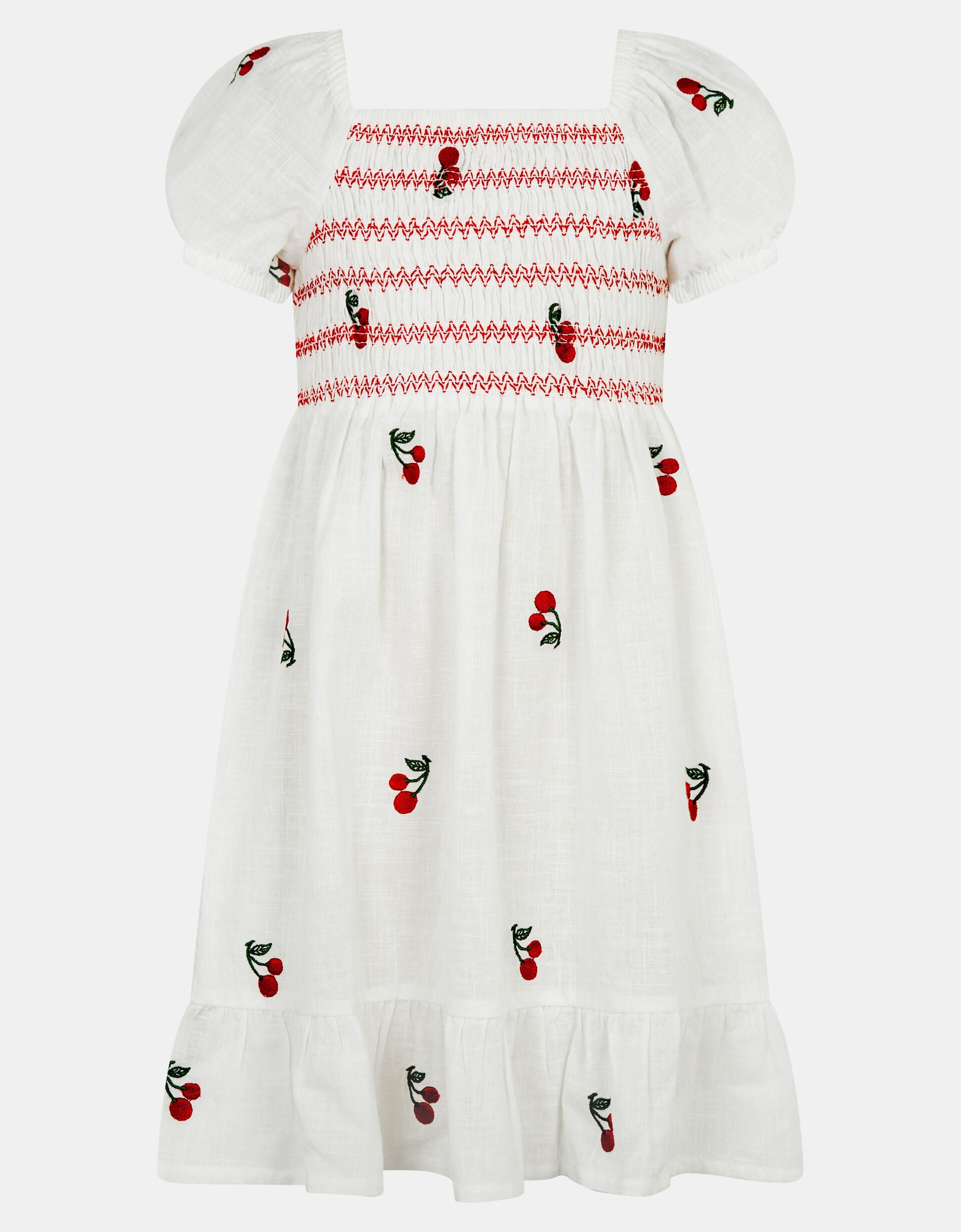 HALJINA - CHERRY EMBROIDERED DRESS