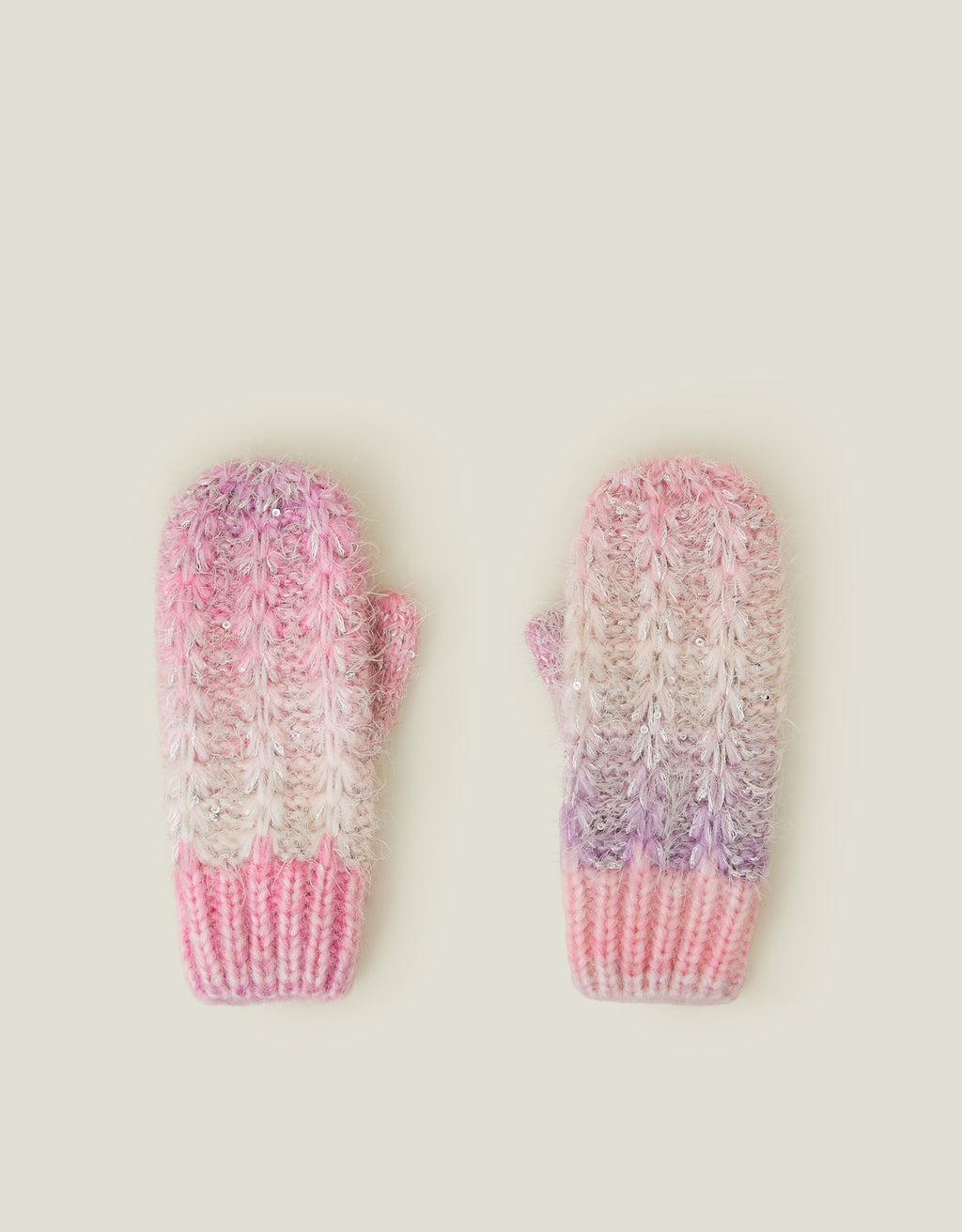 RUKAVICE - FLUFFY OMBRE MITTEN