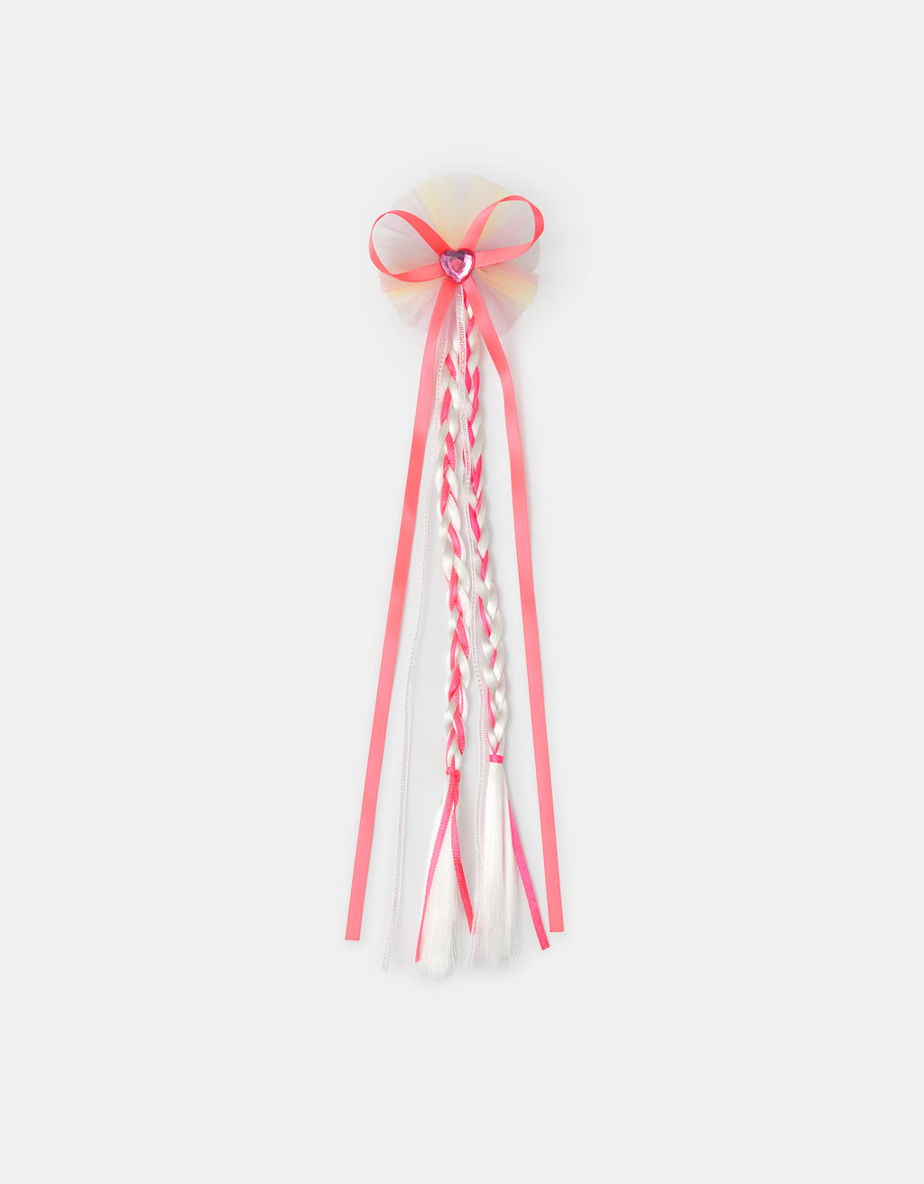 AKSESOAR ZA KOSU - NEON BOW FAKE HAIR CLIP