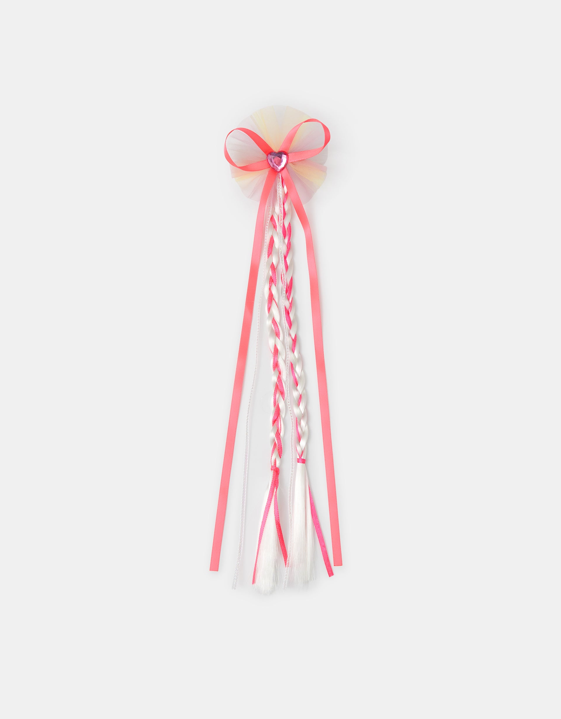 AKSESOAR ZA KOSU - NEON BOW FAKE HAIR CLIP