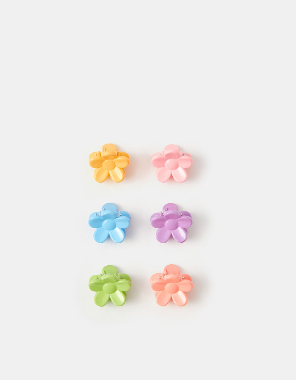 SET ŠNALA ZA KOSU - MINI FLOWER CLAW CLIPS 6P