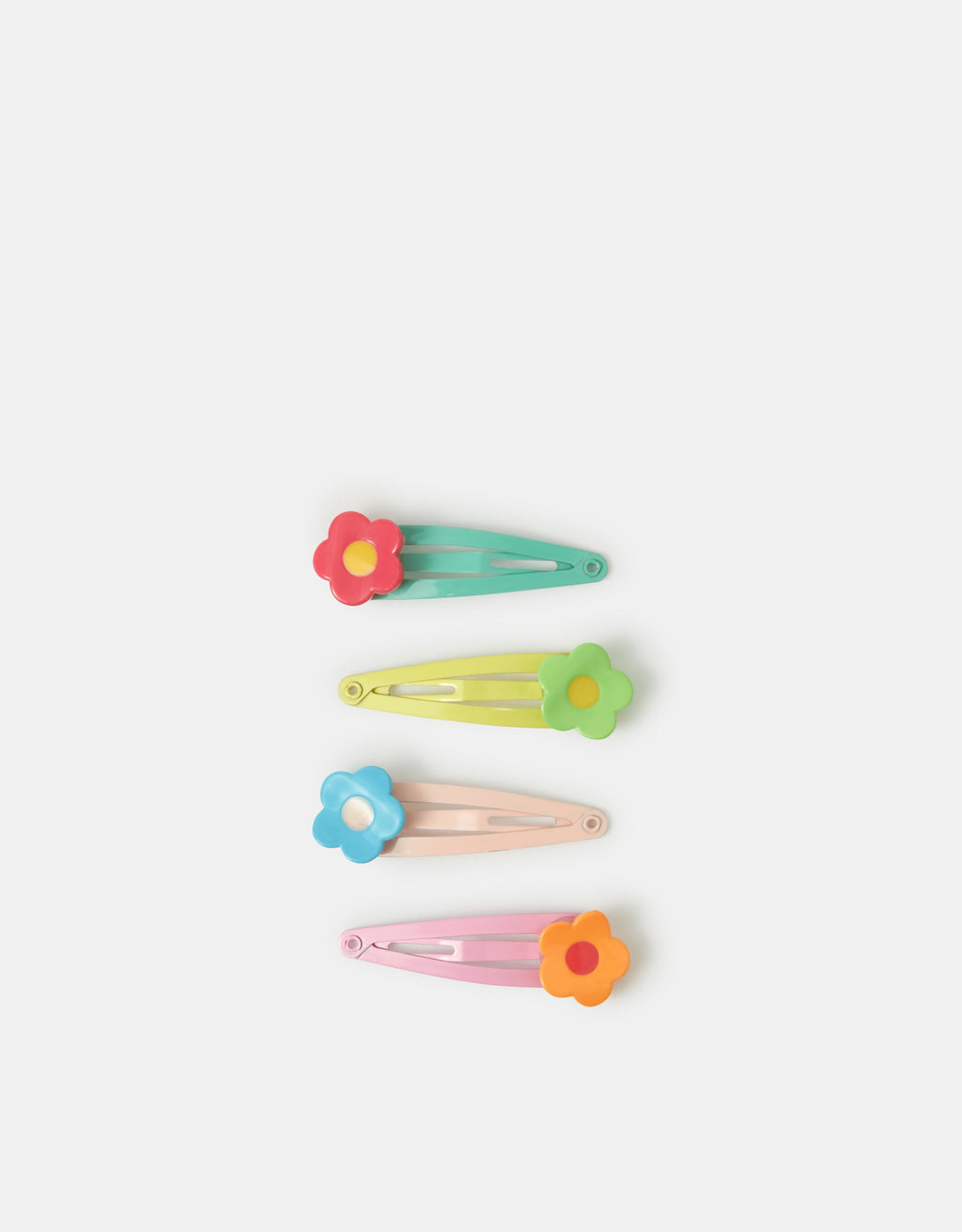 SET ŠNALA ZA KOSU - MINI FLOWER CLIC CLACS 4P