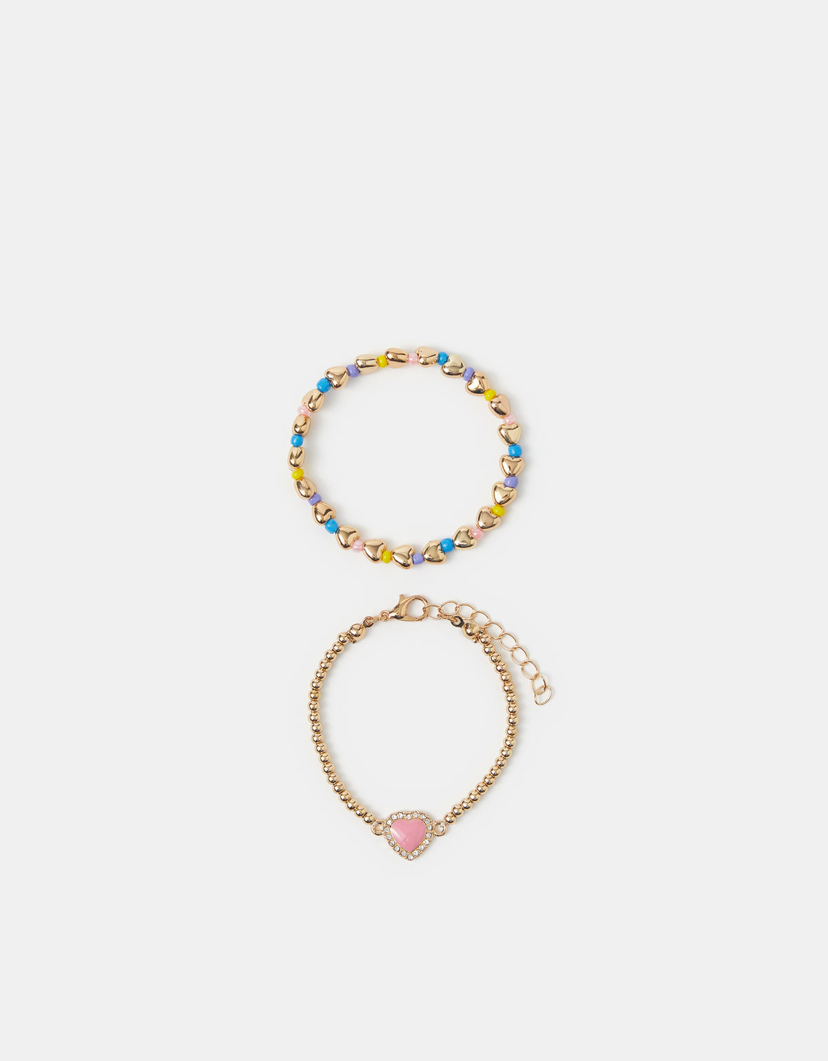 SET NARUKVICA - SPARKLE HEART BRACELET 2P