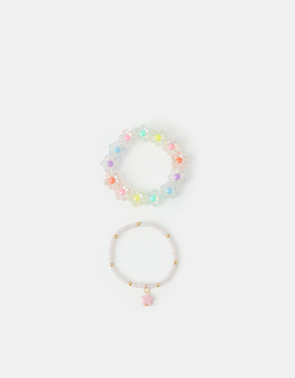 SET NARUKVICA - FLOWER/STAR 2PK BRACELETS