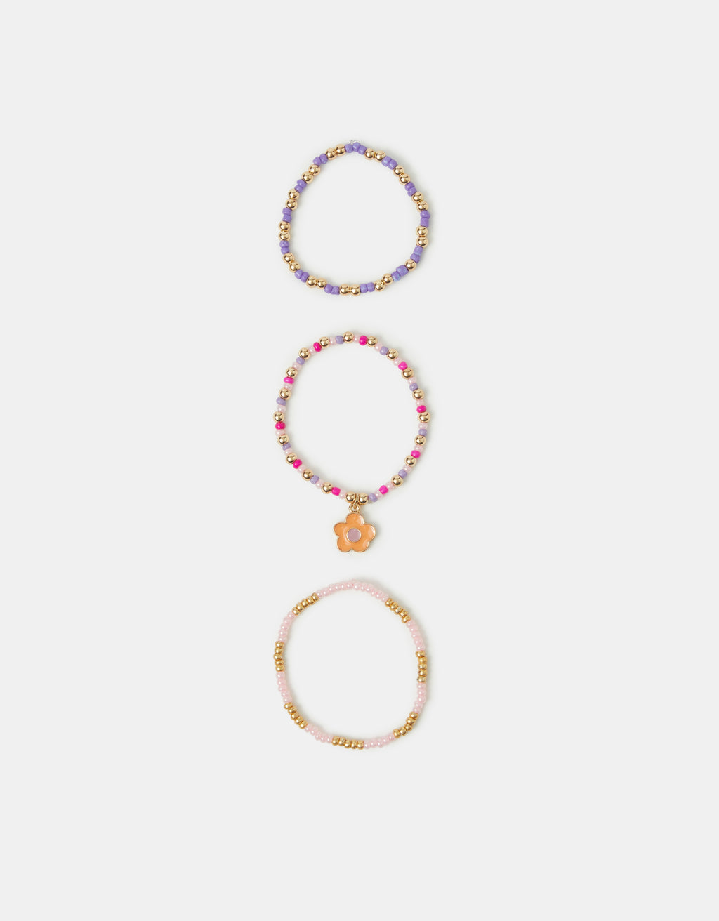 SET NARUKVICA - FLOWER CHARM BRACELET
