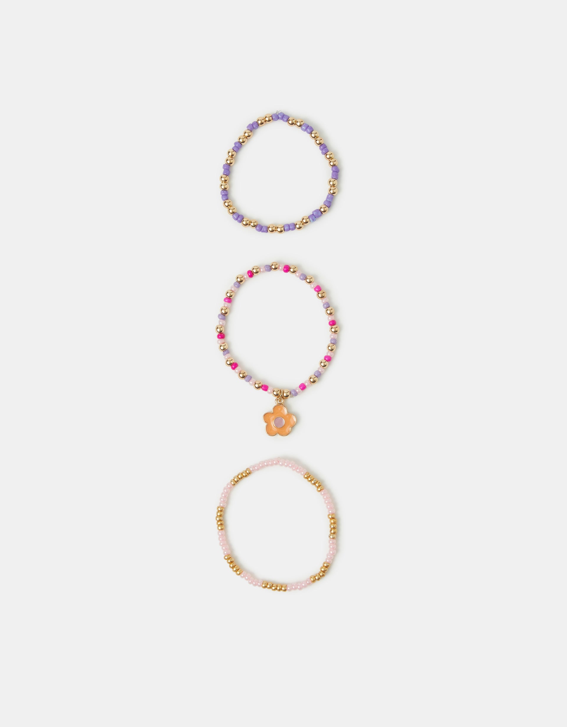 SET NARUKVICA - FLOWER CHARM BRACELET
