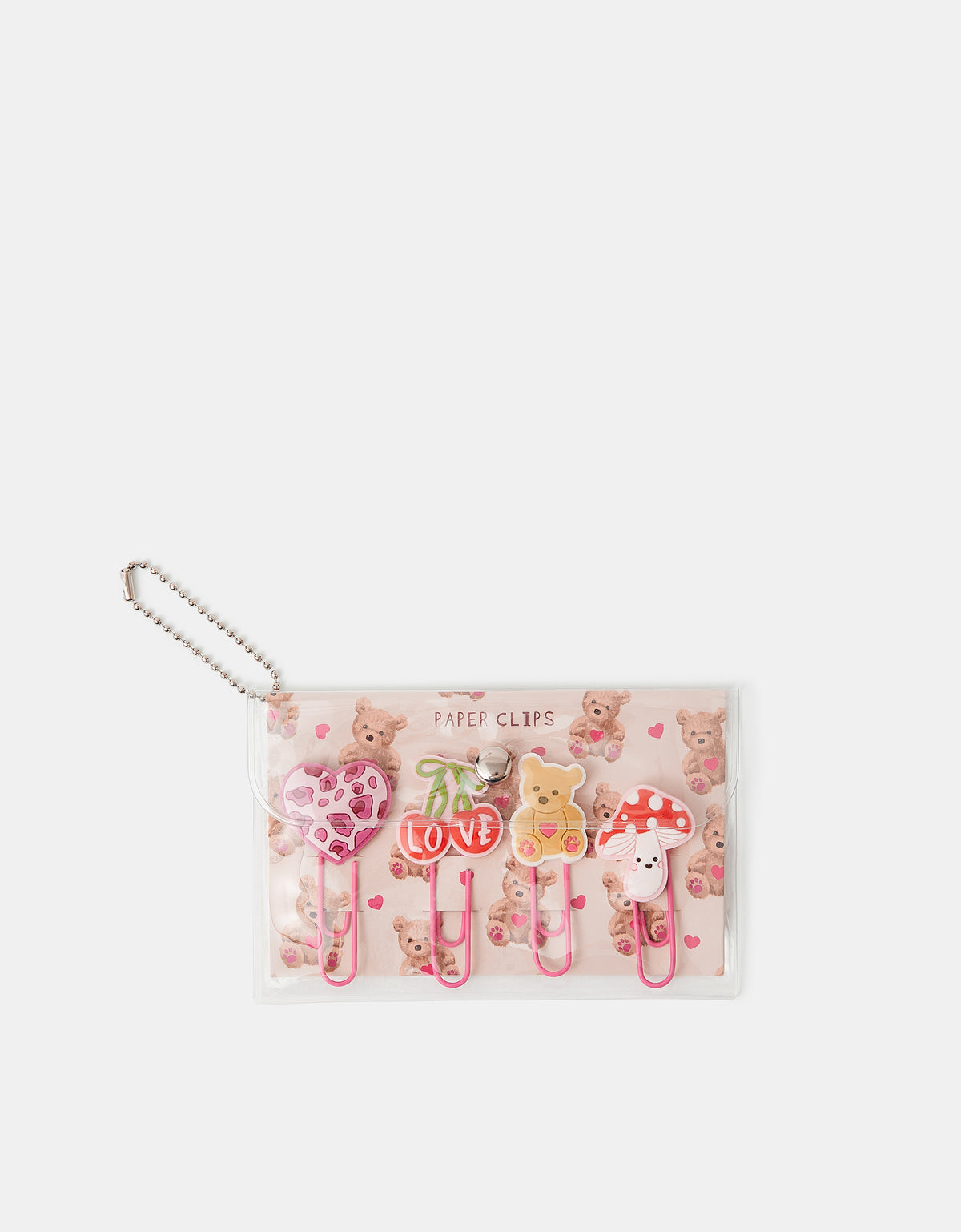 SET SPAJALICA - BEAR PAPERCLIP SET