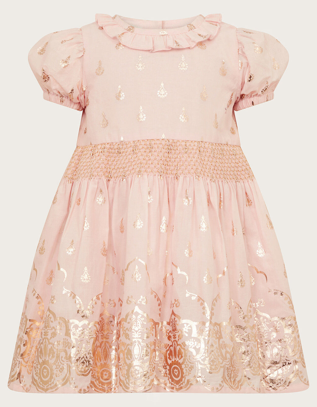 HALJINA - BABY BORDER FOIL DRESS
