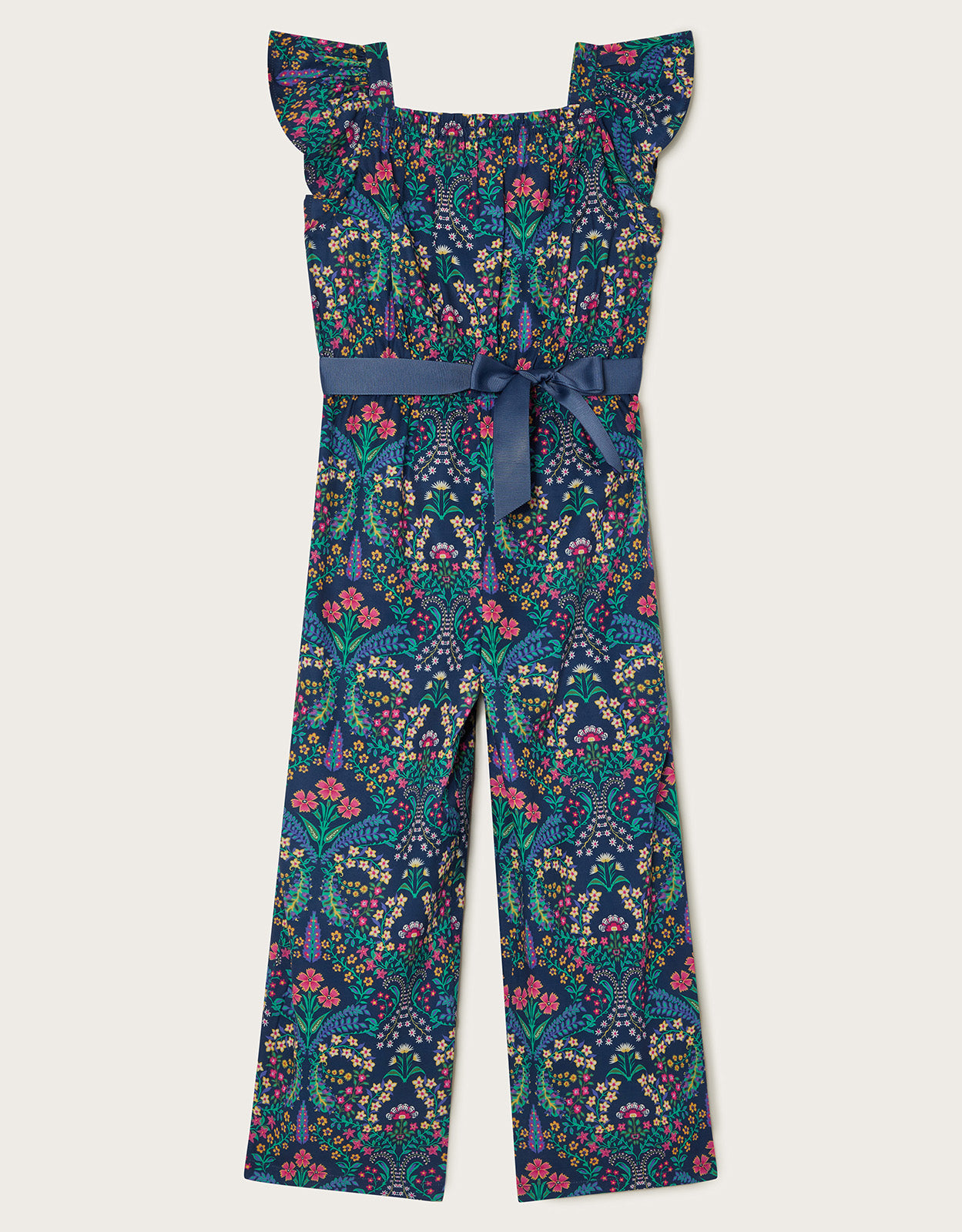 KOMBINEZON - FLORAL PRINTED JUMPSUIT