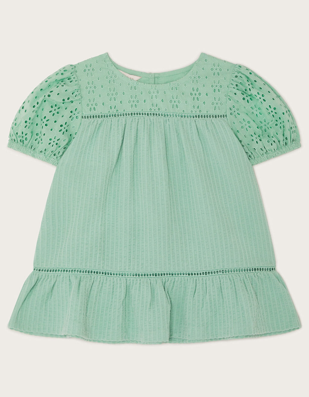 MAJICA - STRIPE BRODERIE TOP