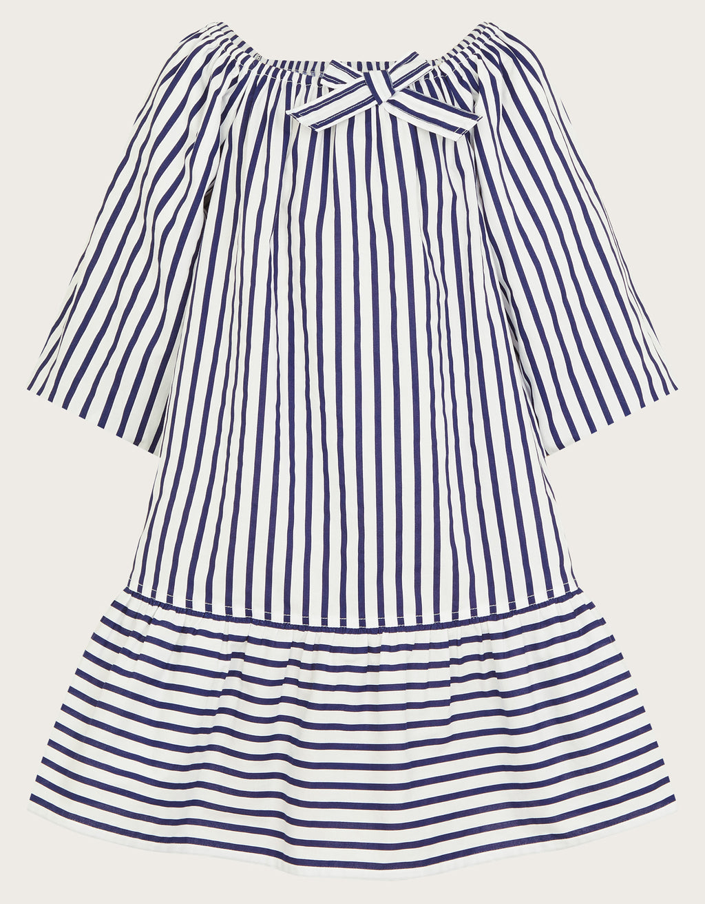 HALJINA - STRIPE PUFFSLEEVE POPLIN