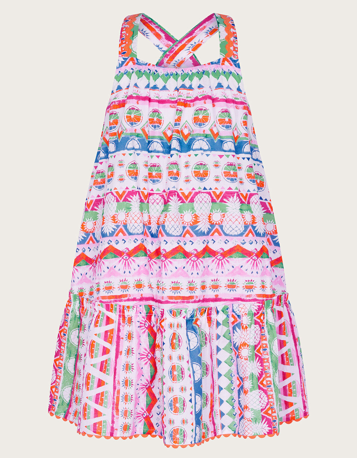 HALJINA - FRUIT STRIPE DRESS