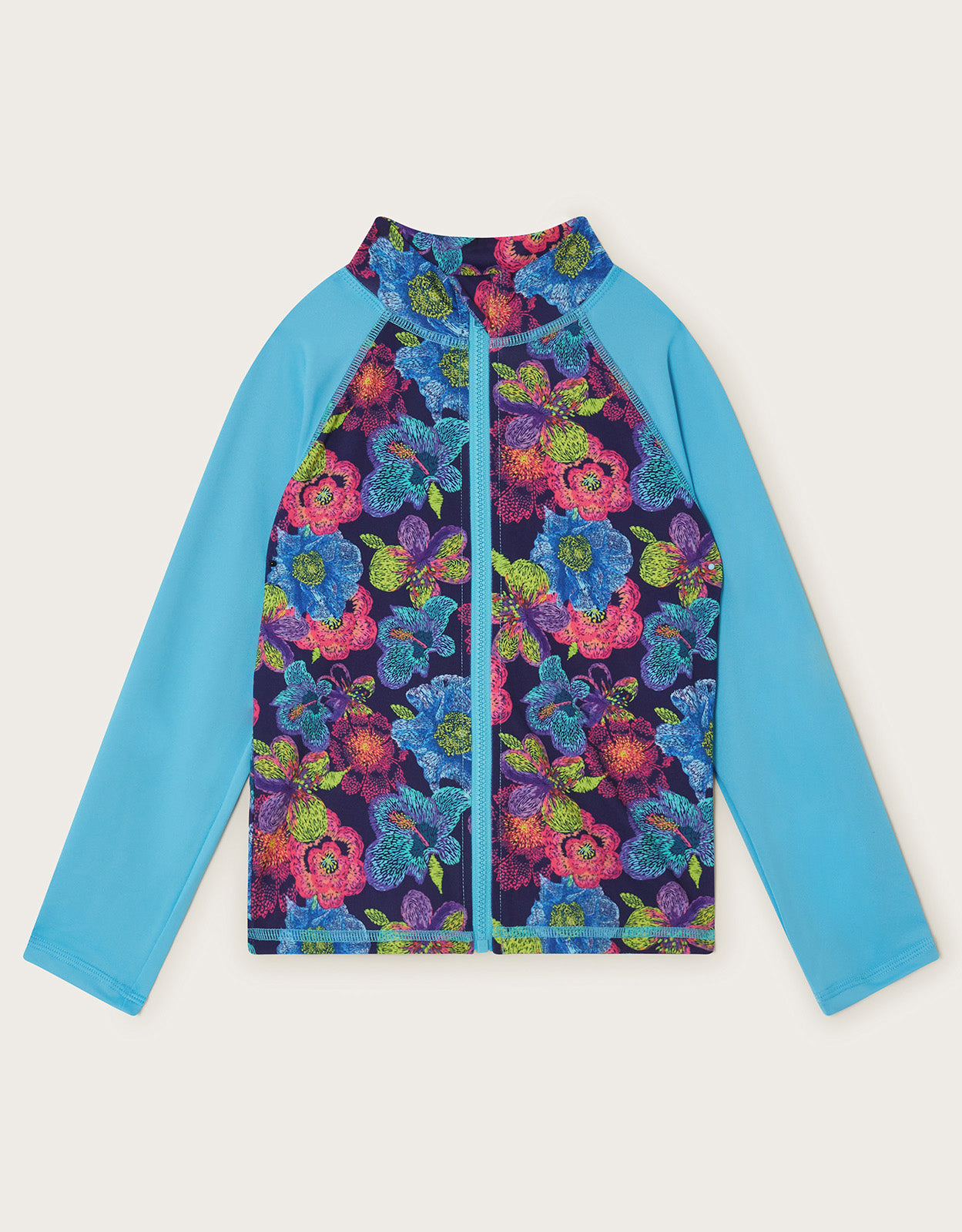KUPACI KOSTIM - SKETCHY FLORAL UPF50 TOP