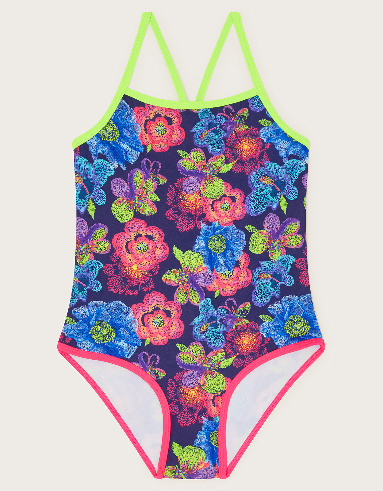 KUPACI KOSTIM - SKETCHY FLORAL SWIMSUIT