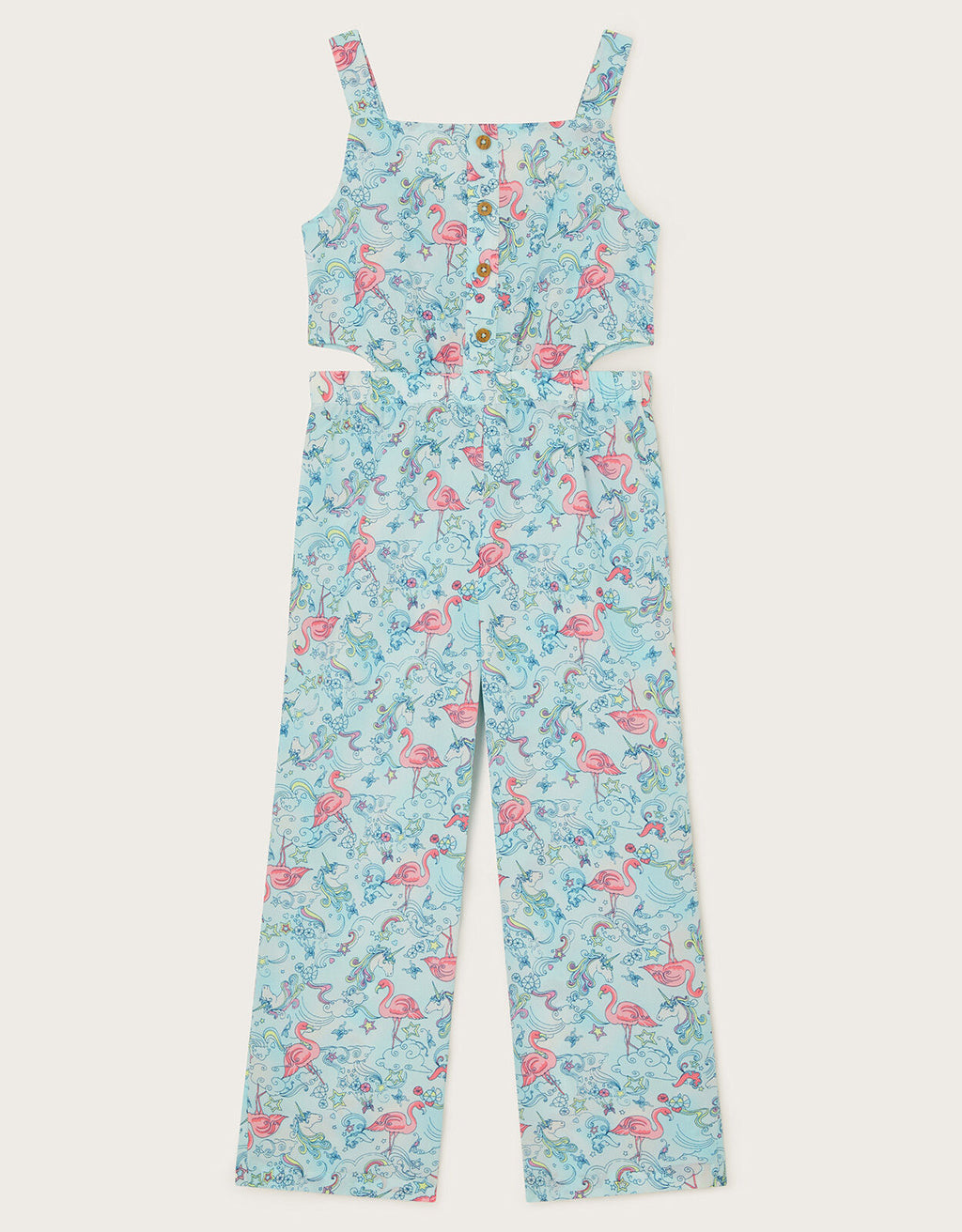 KOMBINEZON - FLAMINGO UNICORN JUMPSUIT