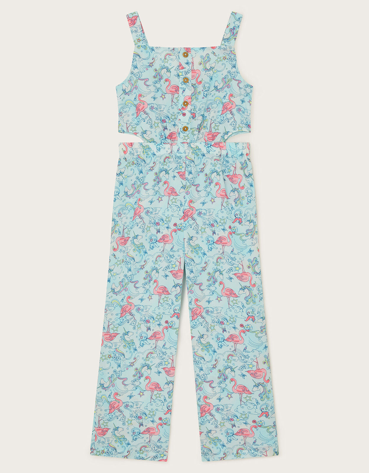 KOMBINEZON - FLAMINGO UNICORN JUMPSUIT