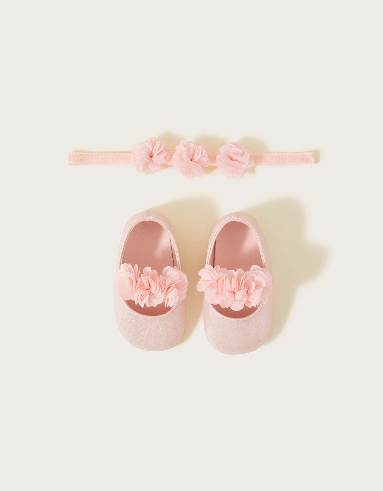 SET CIPELA I TRAKA ZA KOSU - CORSAGE PINK BOOTIE AND B