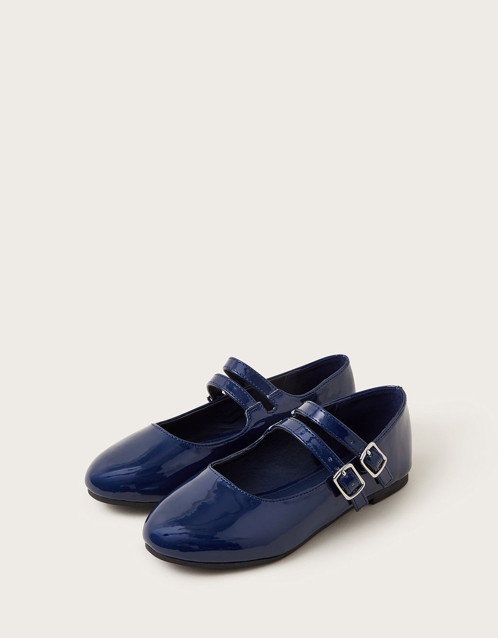 CIPELE - NAVY PATENT 2 STRAPS BALL