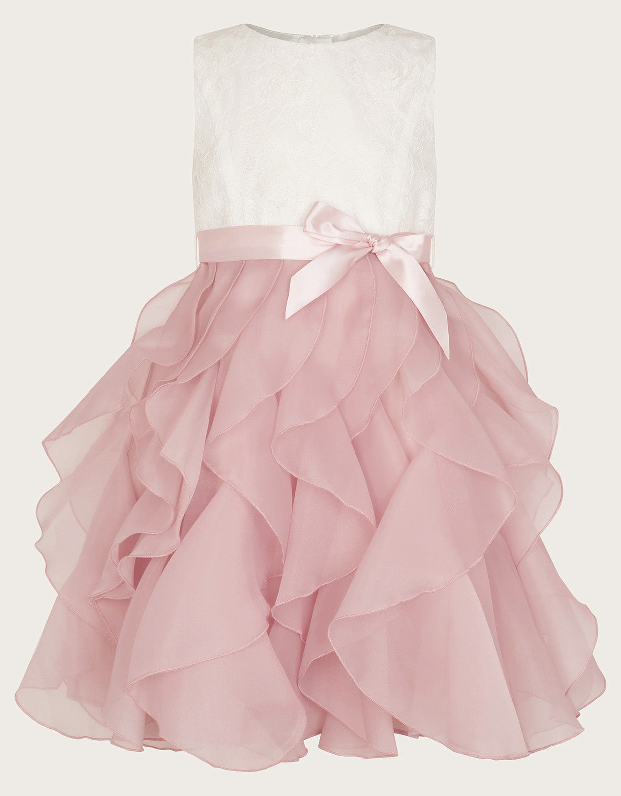 HALJINA - LACE CANCAN RUFFLE DRESS