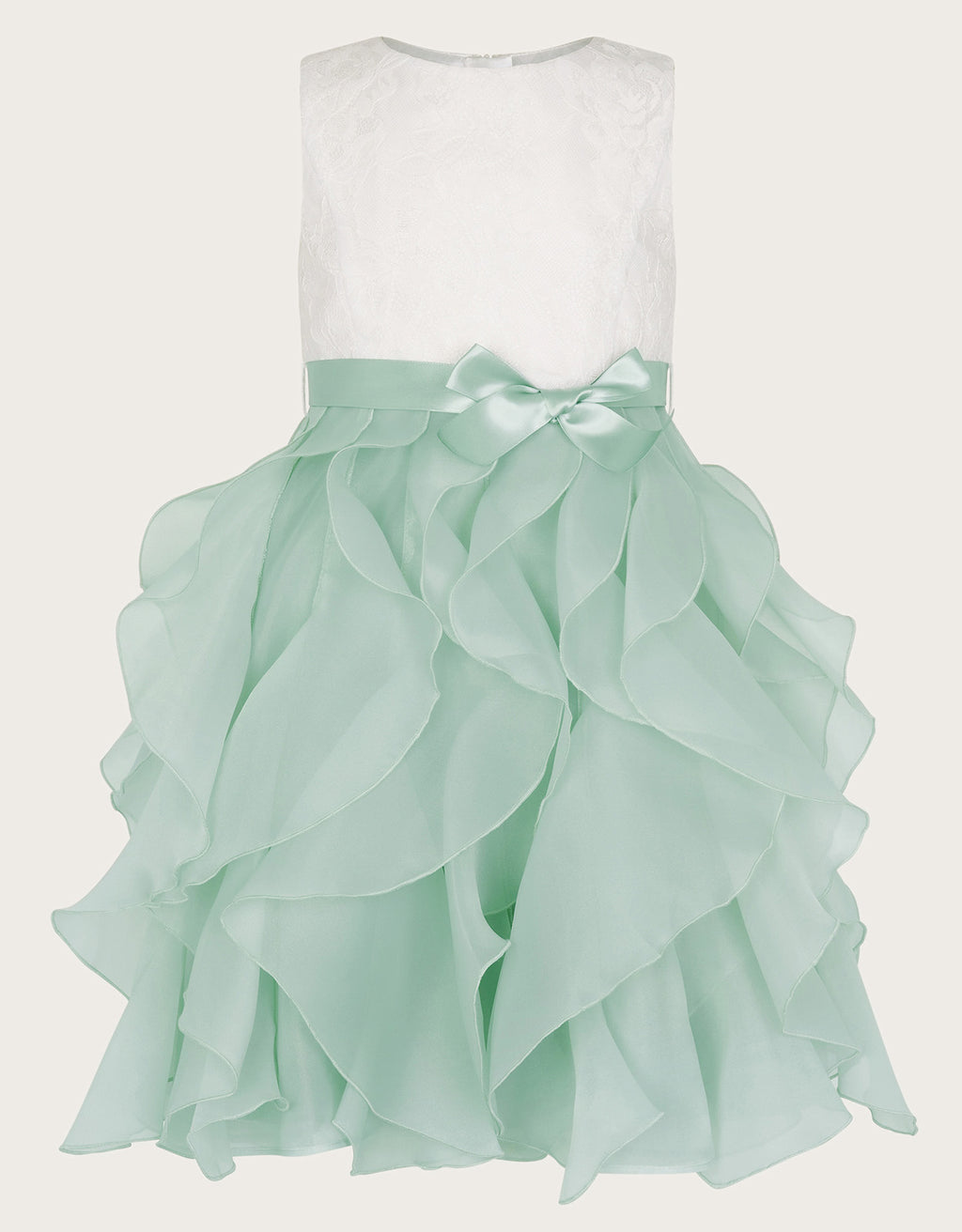 HALJINA - LACE CANCAN RUFFLE DRESS