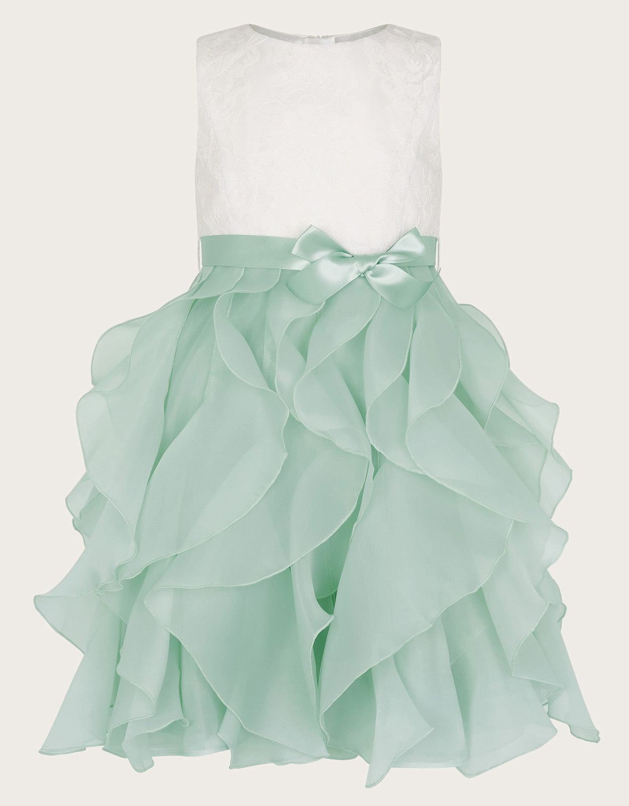 HALJINA - LACE CANCAN RUFFLE DRESS