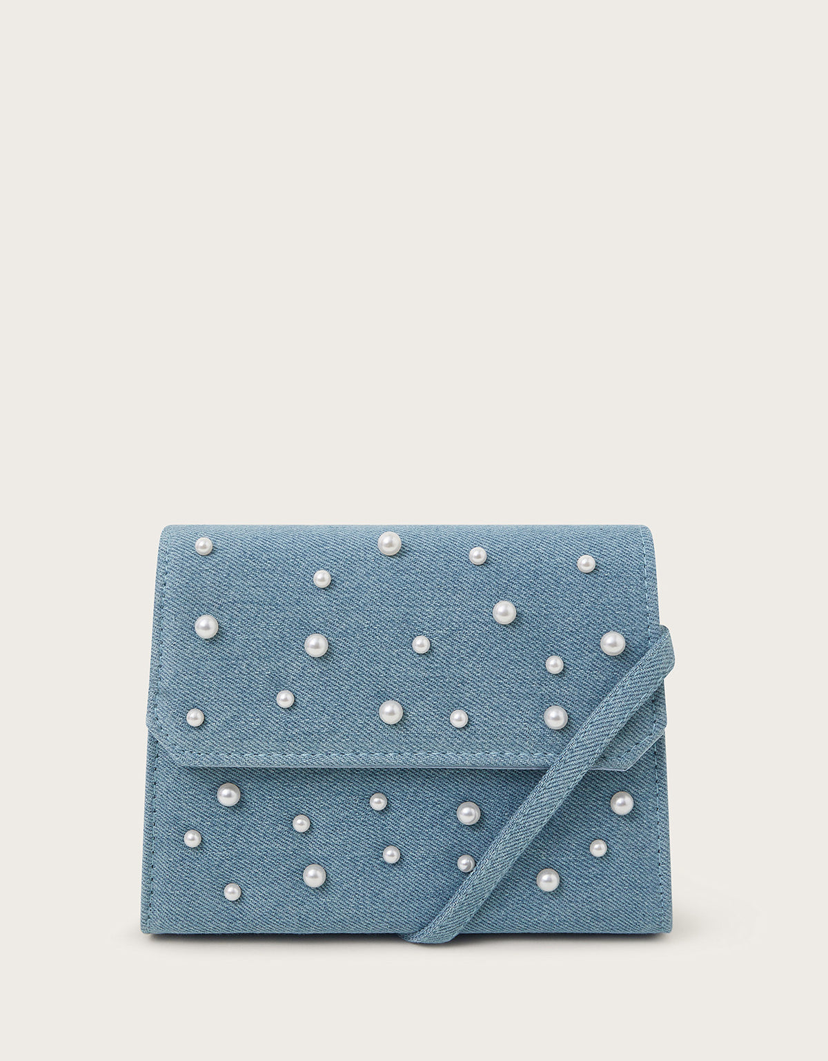 TORBA - DENIM PEARL BAG