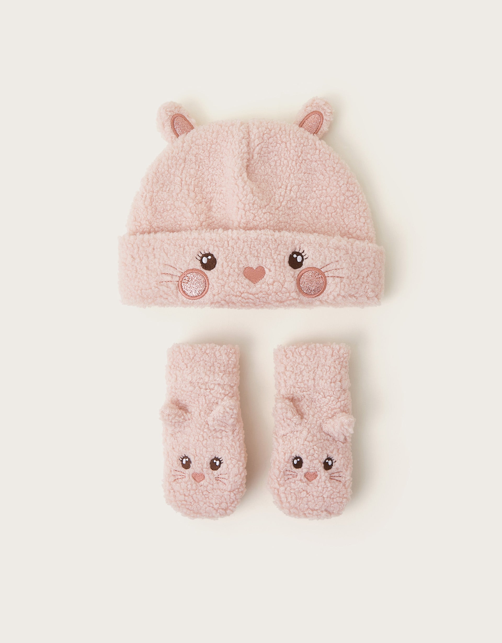 SET KAPA I RUKAVICE - BABY BUNNY NOVELTY BEANIE