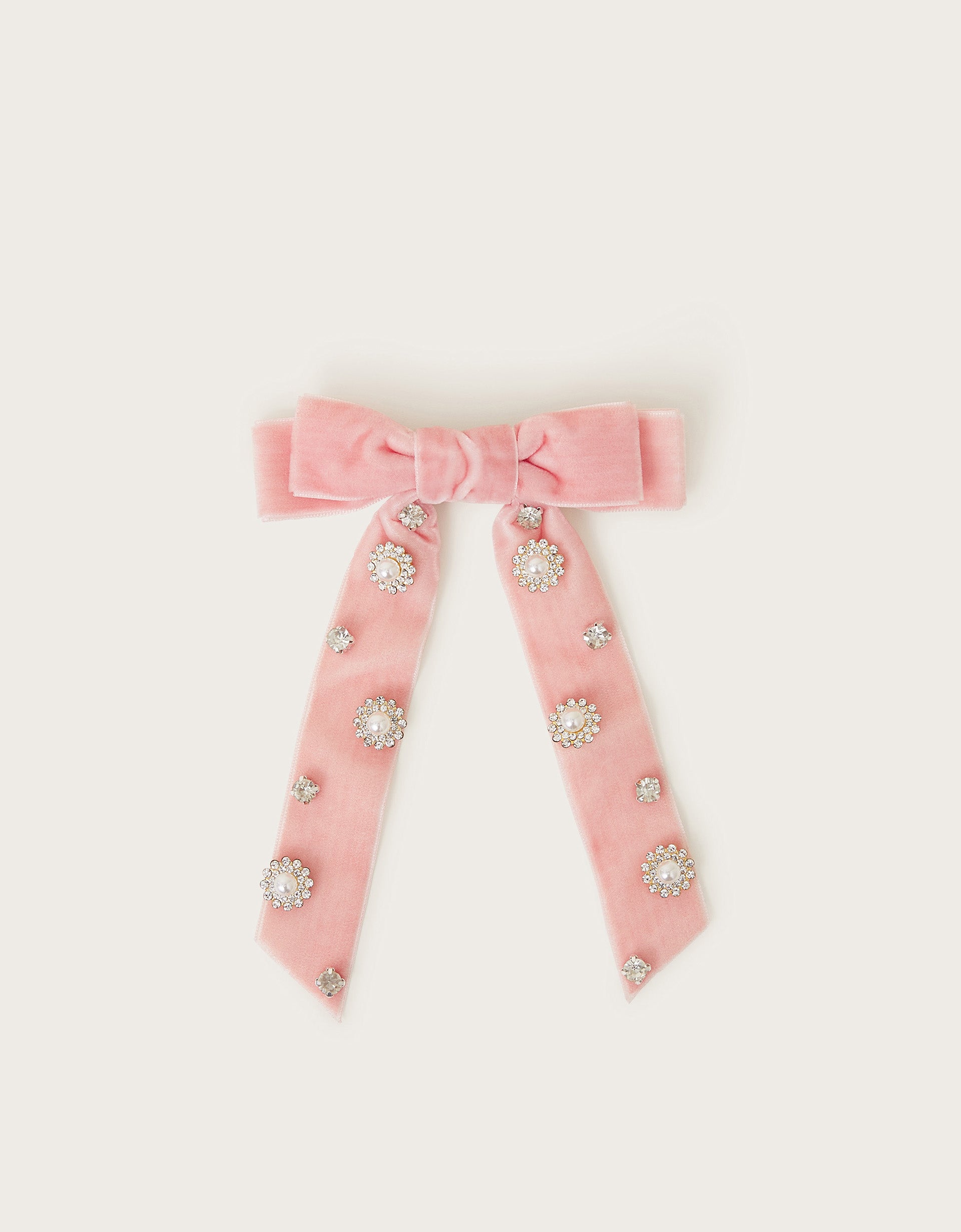 MASNA ZA KOSU - VELVET EMBELLISHED BOW CL