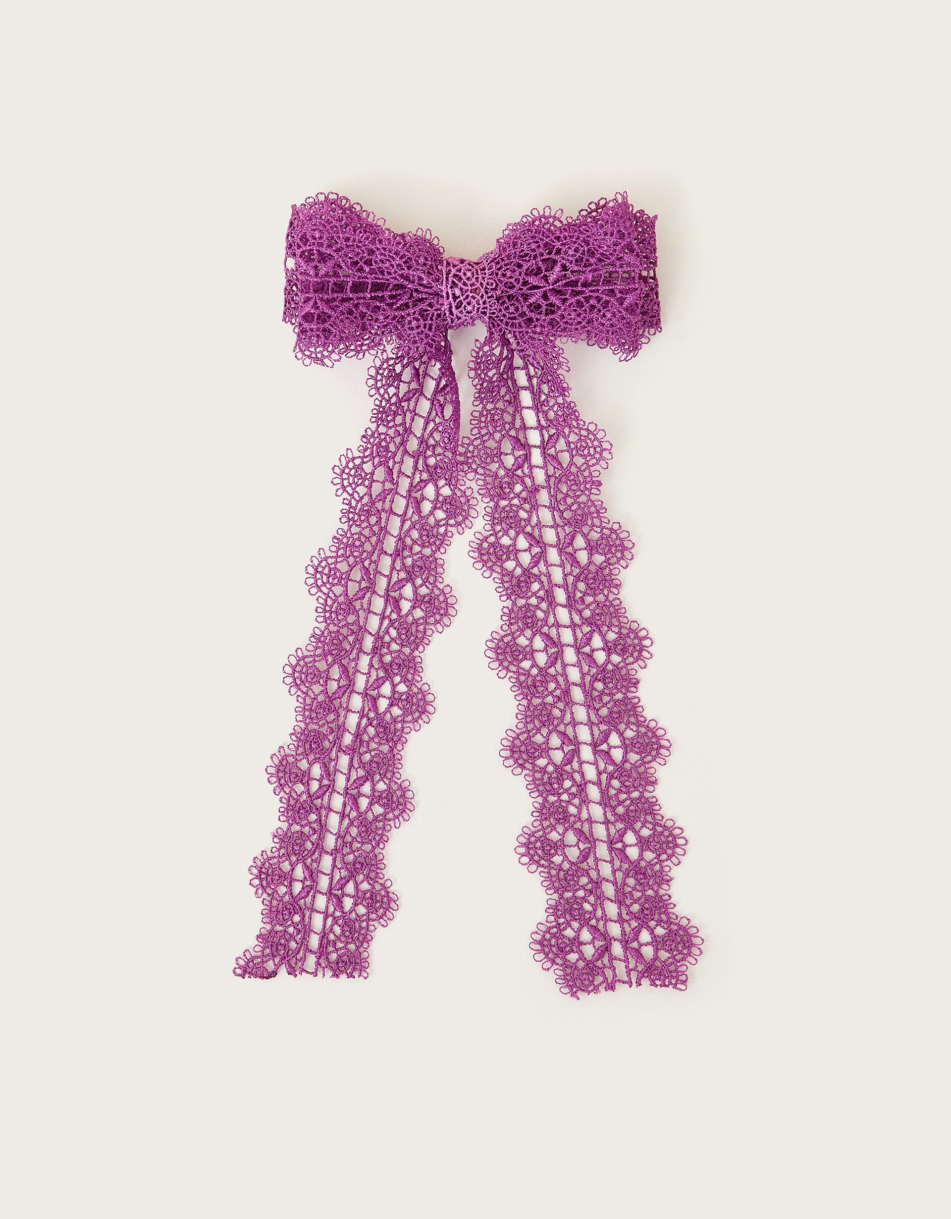 MASNA ZA KOSU - LACEY LONG TIE BOW CLIP