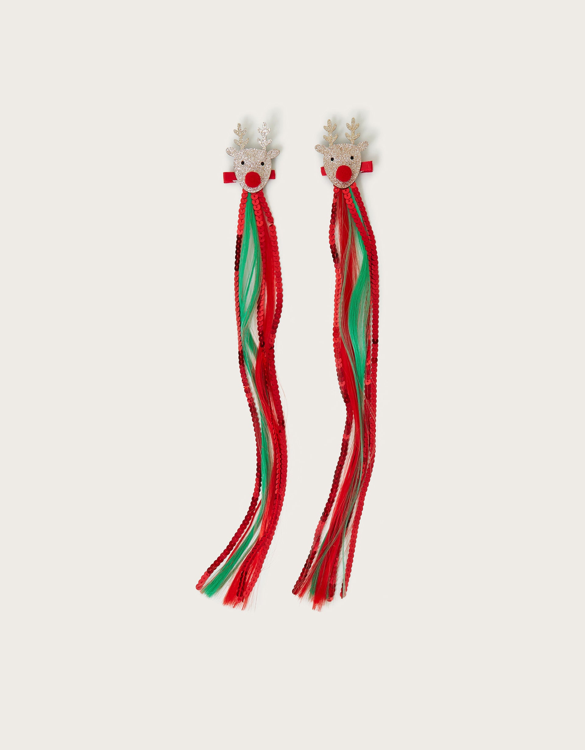 SET SNALA - 2PK REINDEER FAUX HAIR CL