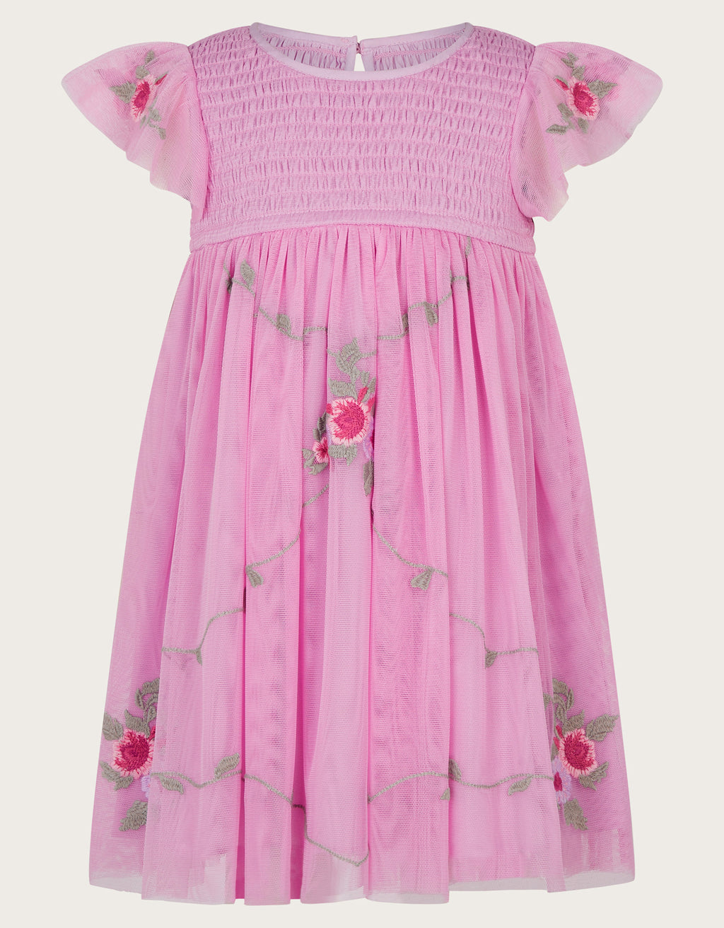 HALJINA - BABY APRIL SHIRRED EMB DR
