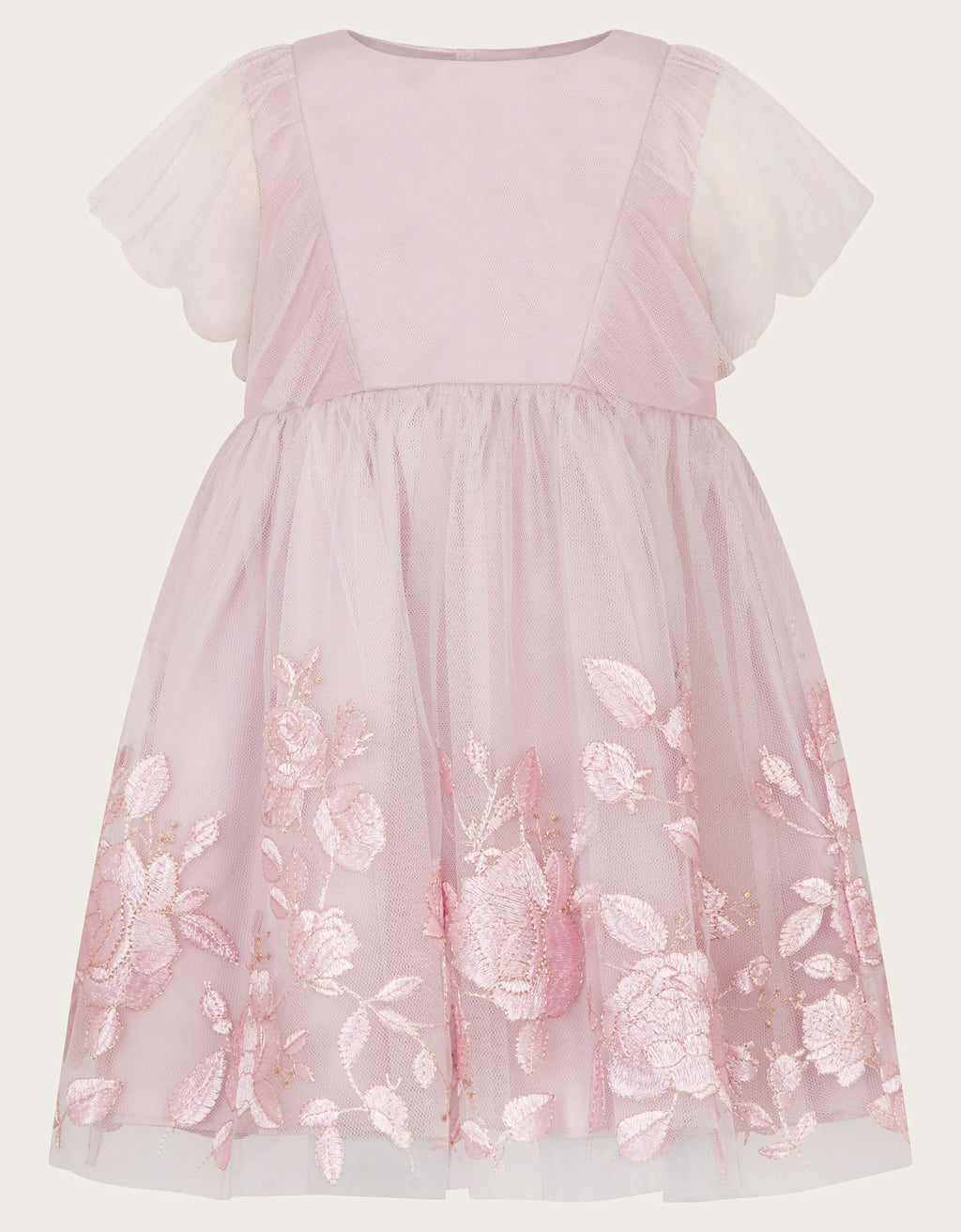 HALJINA - BABY DAHLIA EMB DRESS