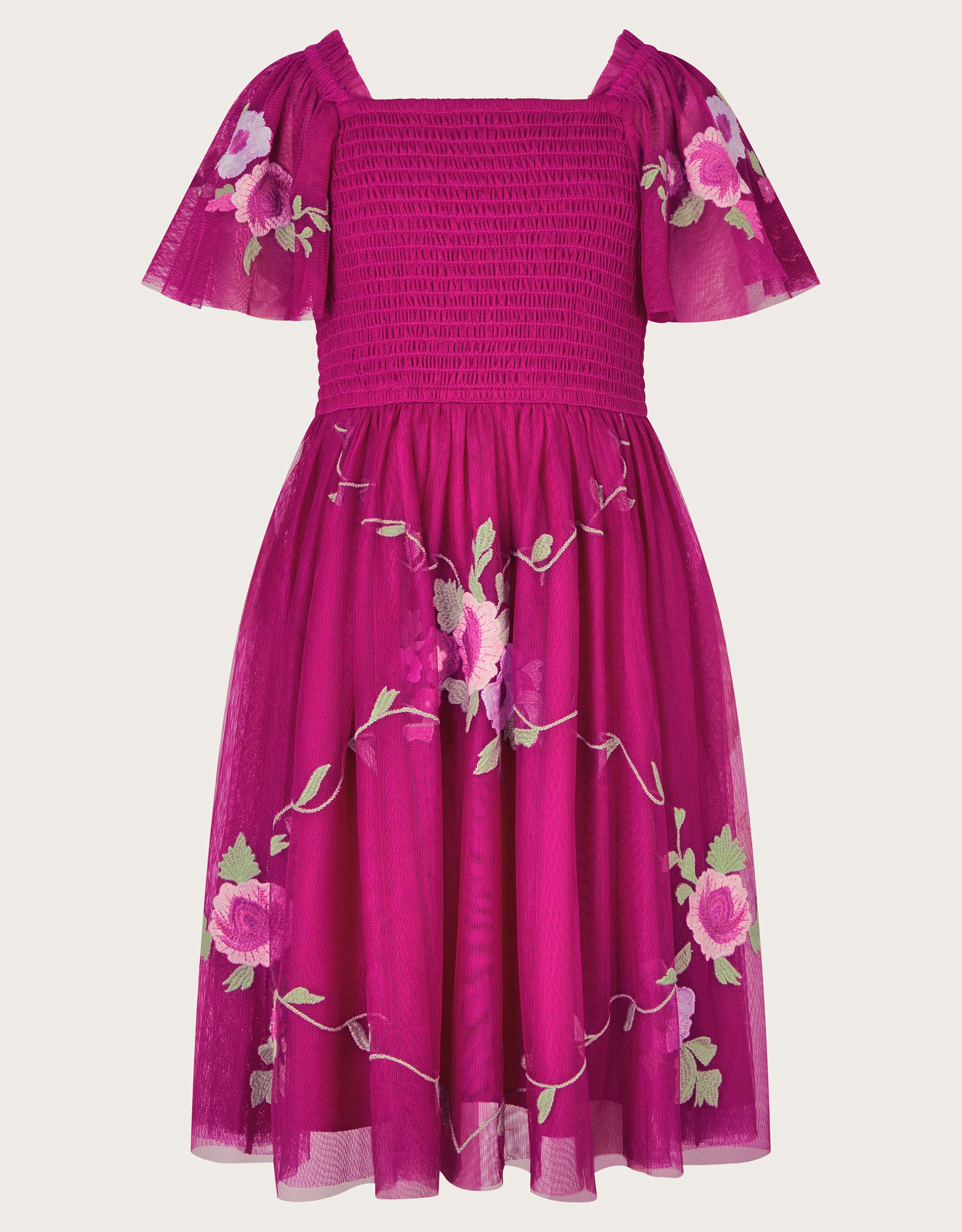 HALJINA - APRIL SHIRRED EMBROIDERED