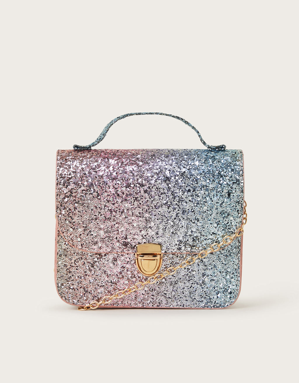 TORBA - RAINBOW GLITTER SATCHEL