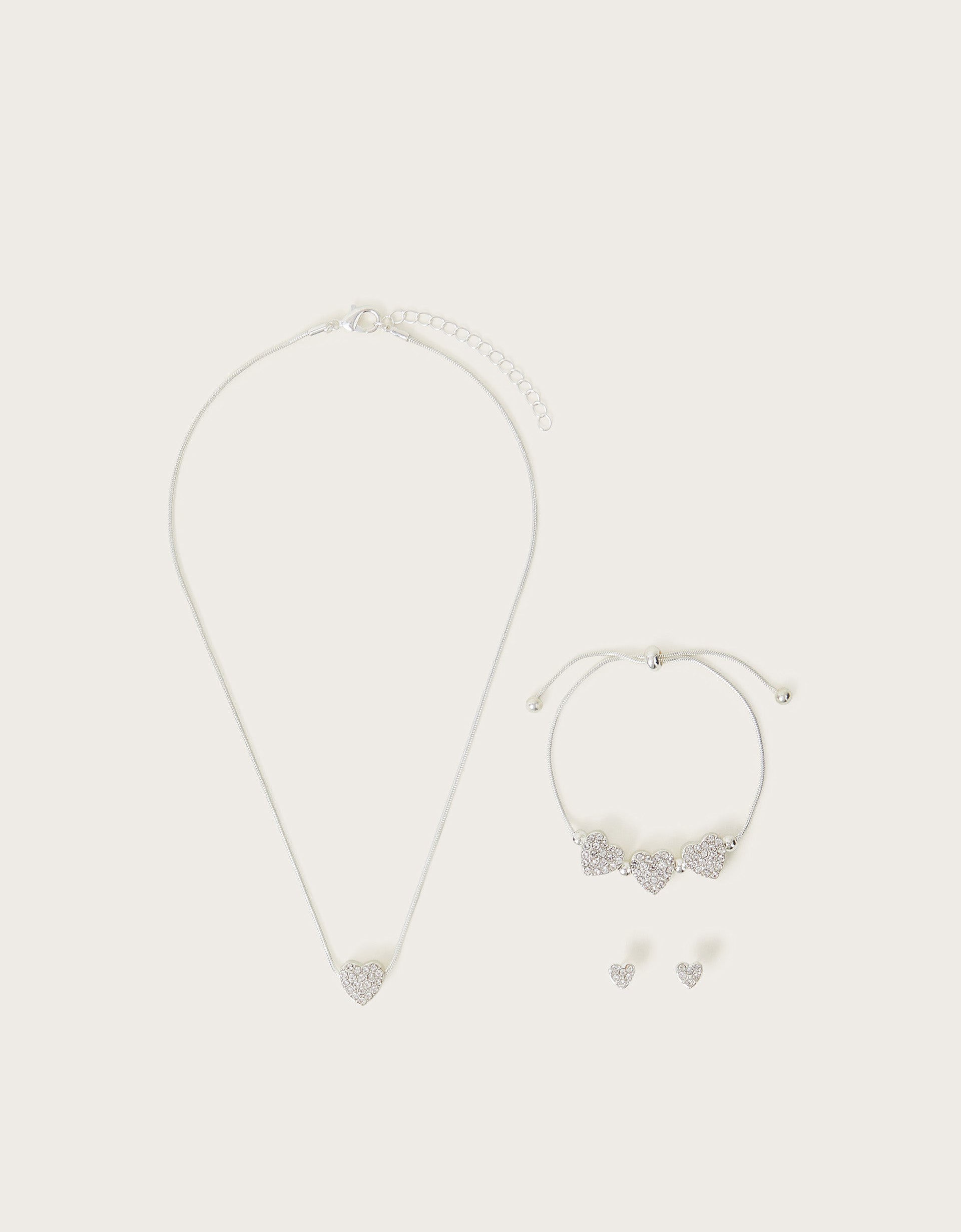 SET NAKITA - DIAMONTE HEART JWL SET