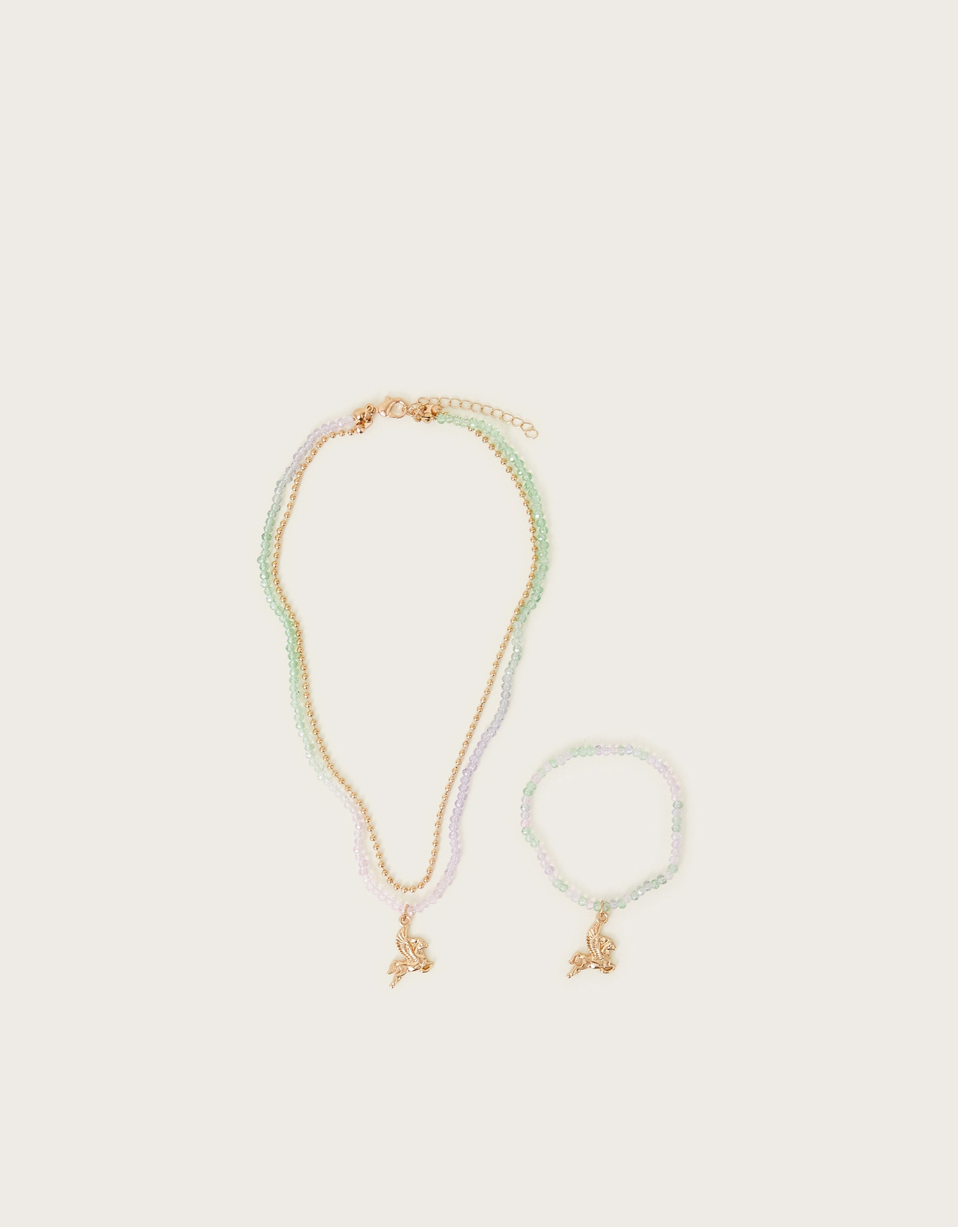 SET NAKITA - UNICORN OMBRE NECKLACE &