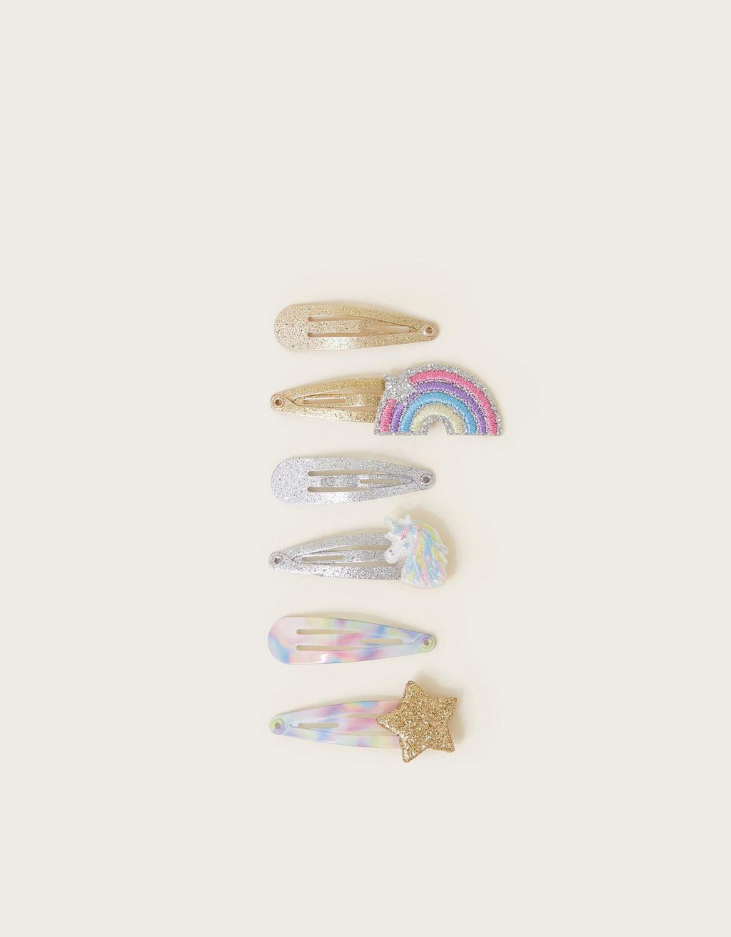 SET SNALA - 6PK UNICORN CLICK CLACKS