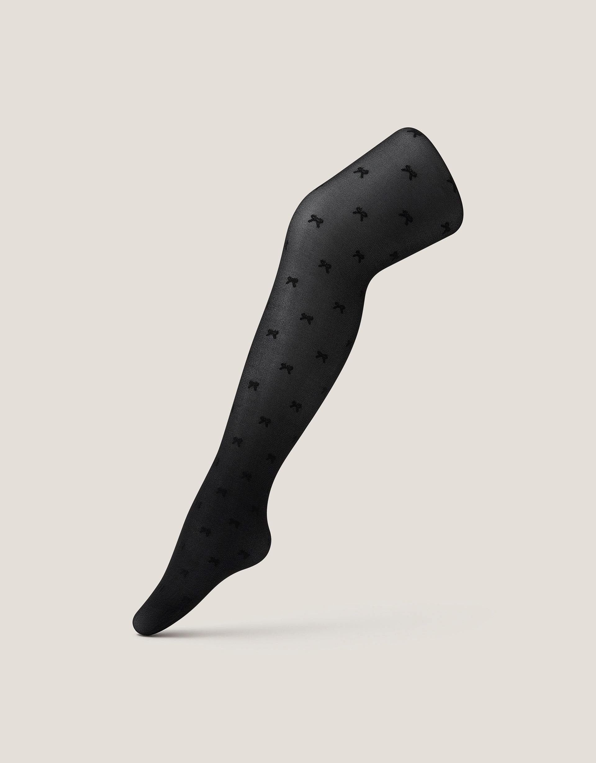 HULAHOPKE - GIRL SEMI SHEER BOW TIGHT