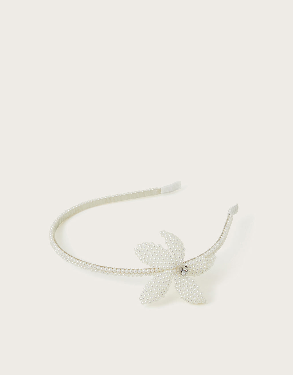 TRAKA ZA KOSU - PEARLY FLOWER ALICEBAND