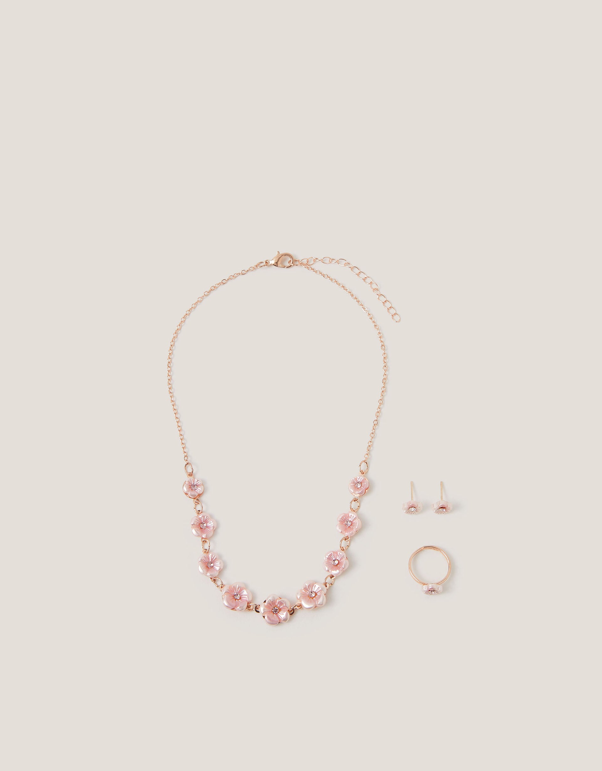 SET AKSESOARA - PEARLY FLOWER JWLSET