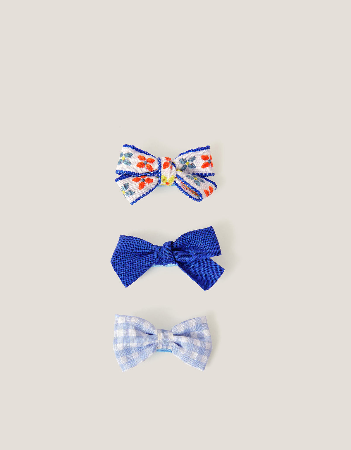SET SNALA - 3PK BOW CLIPS
