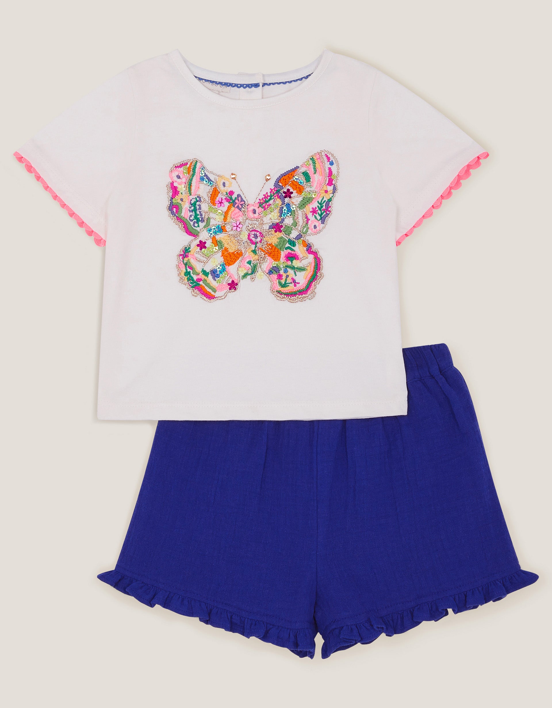SET - BABY JERSEY BUTTERFLY SET