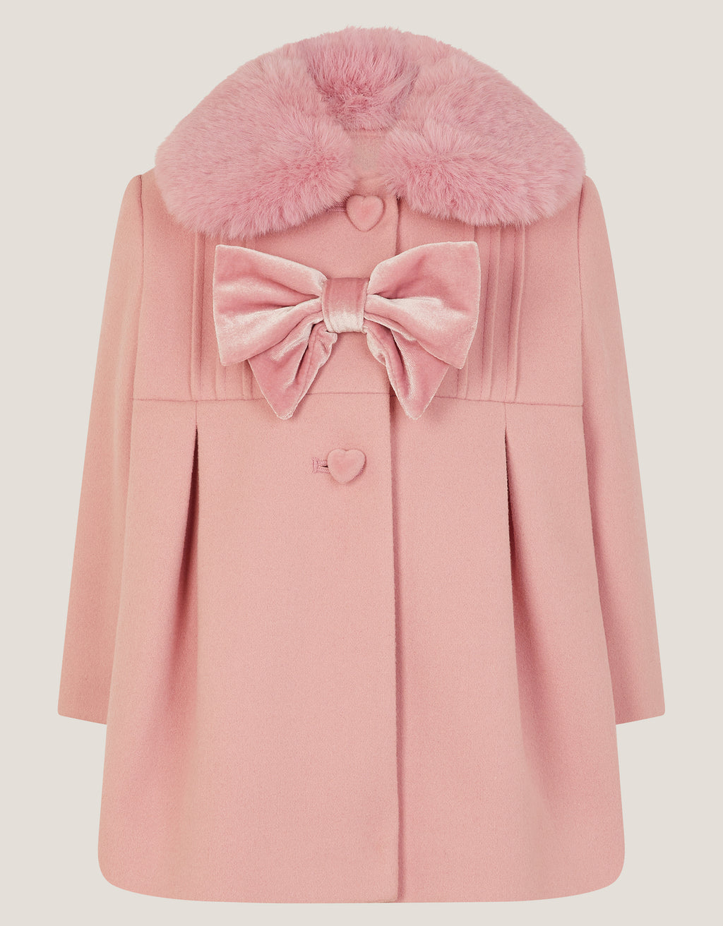 KAPUT - BABY PINK VELVET COAT