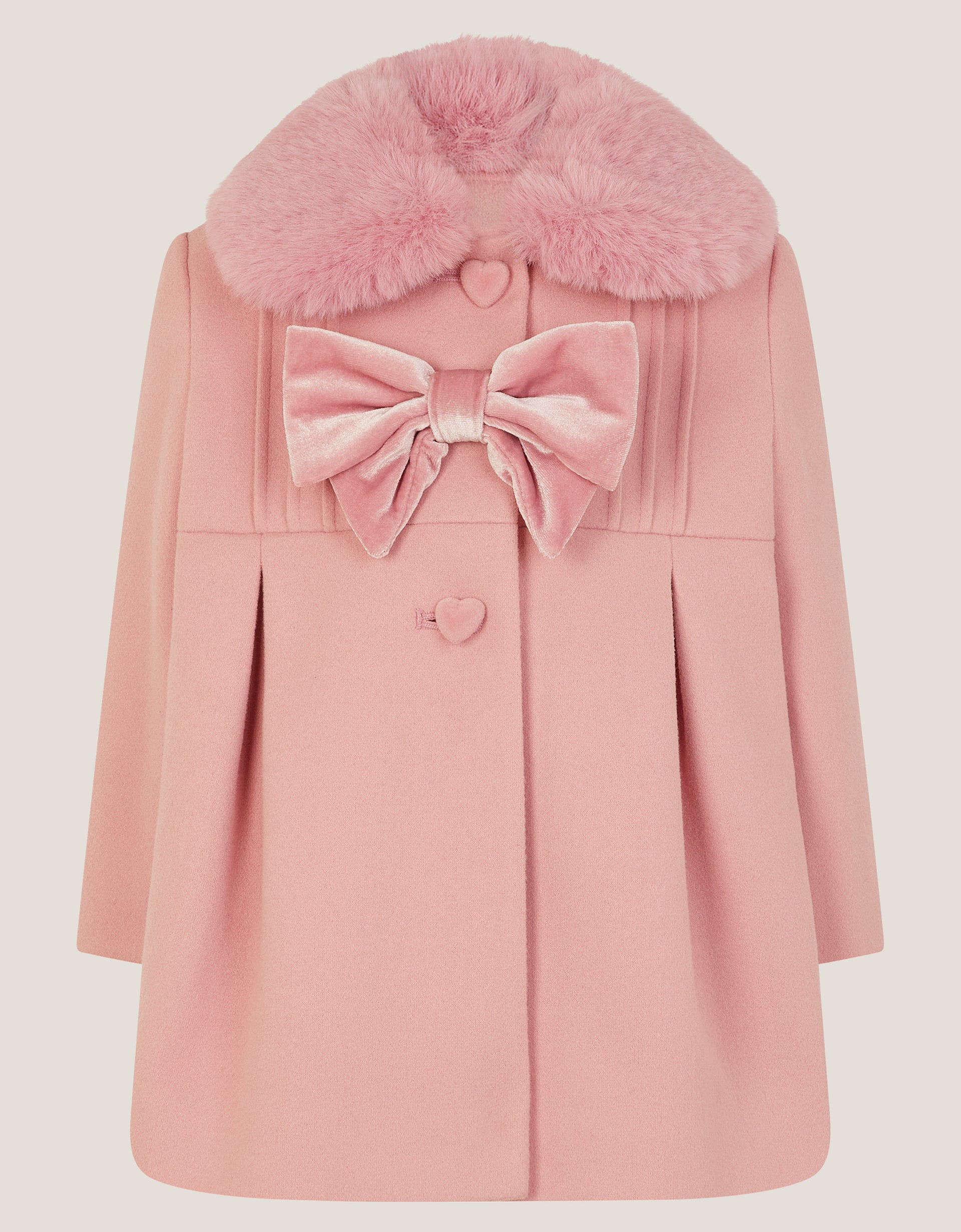 KAPUT - BABY PINK VELVET COAT