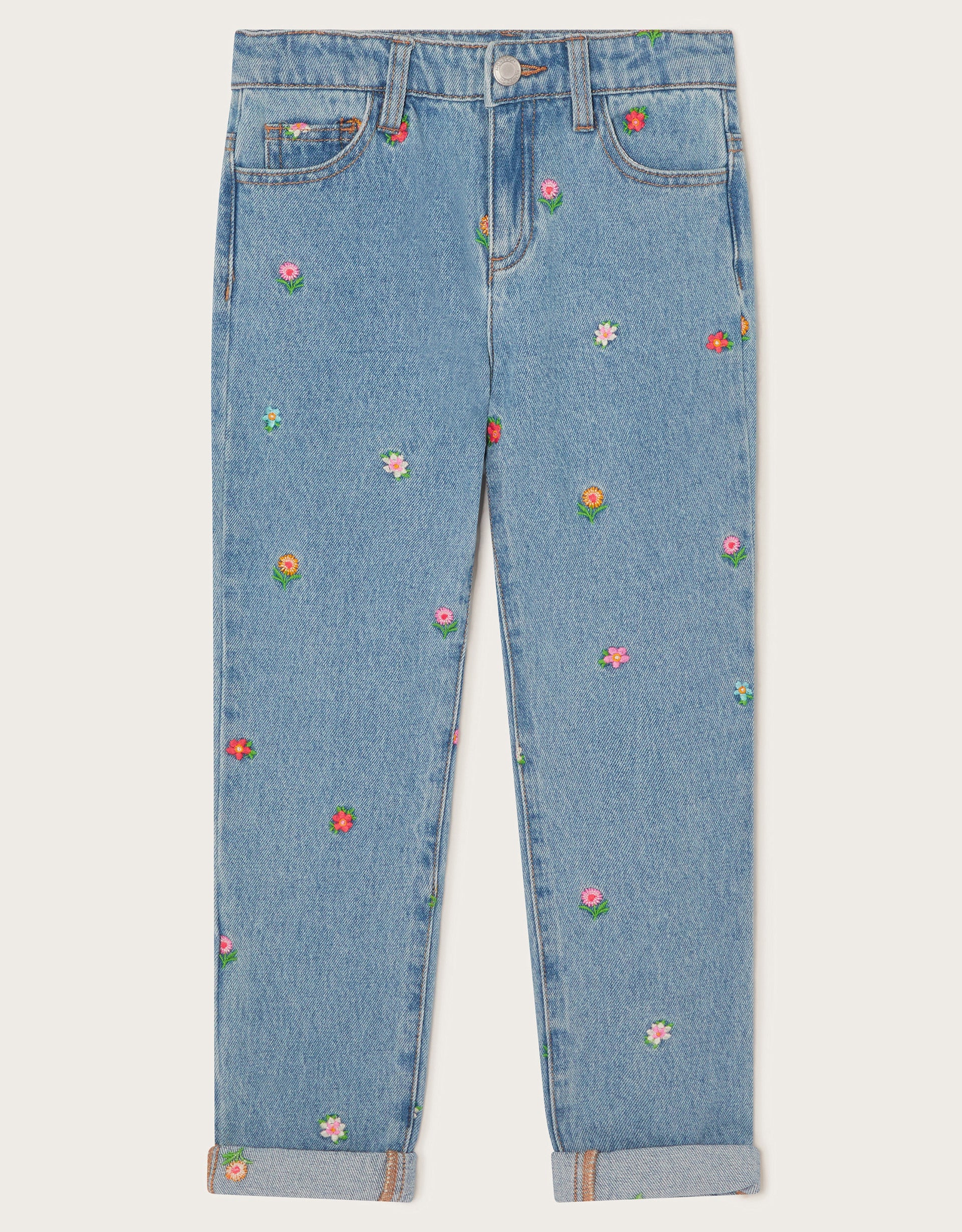 FARMERKE - FLORAL EMBROIDERED JEANS