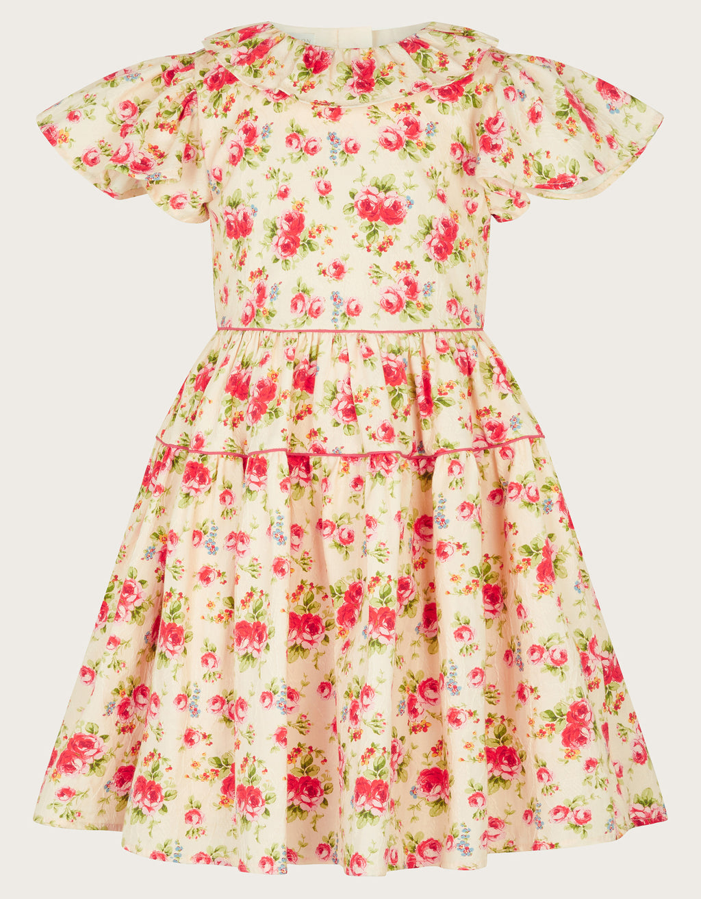 HALJINA - JAQUARD ROSE DRESS