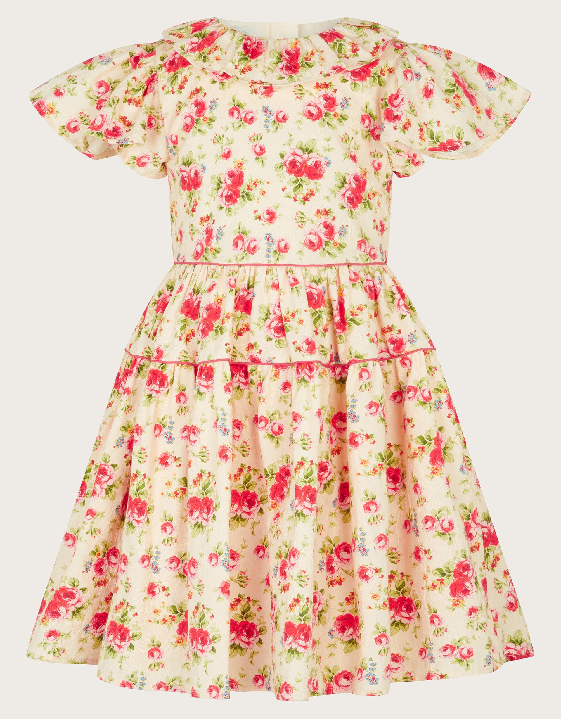 HALJINA - JAQUARD ROSE DRESS